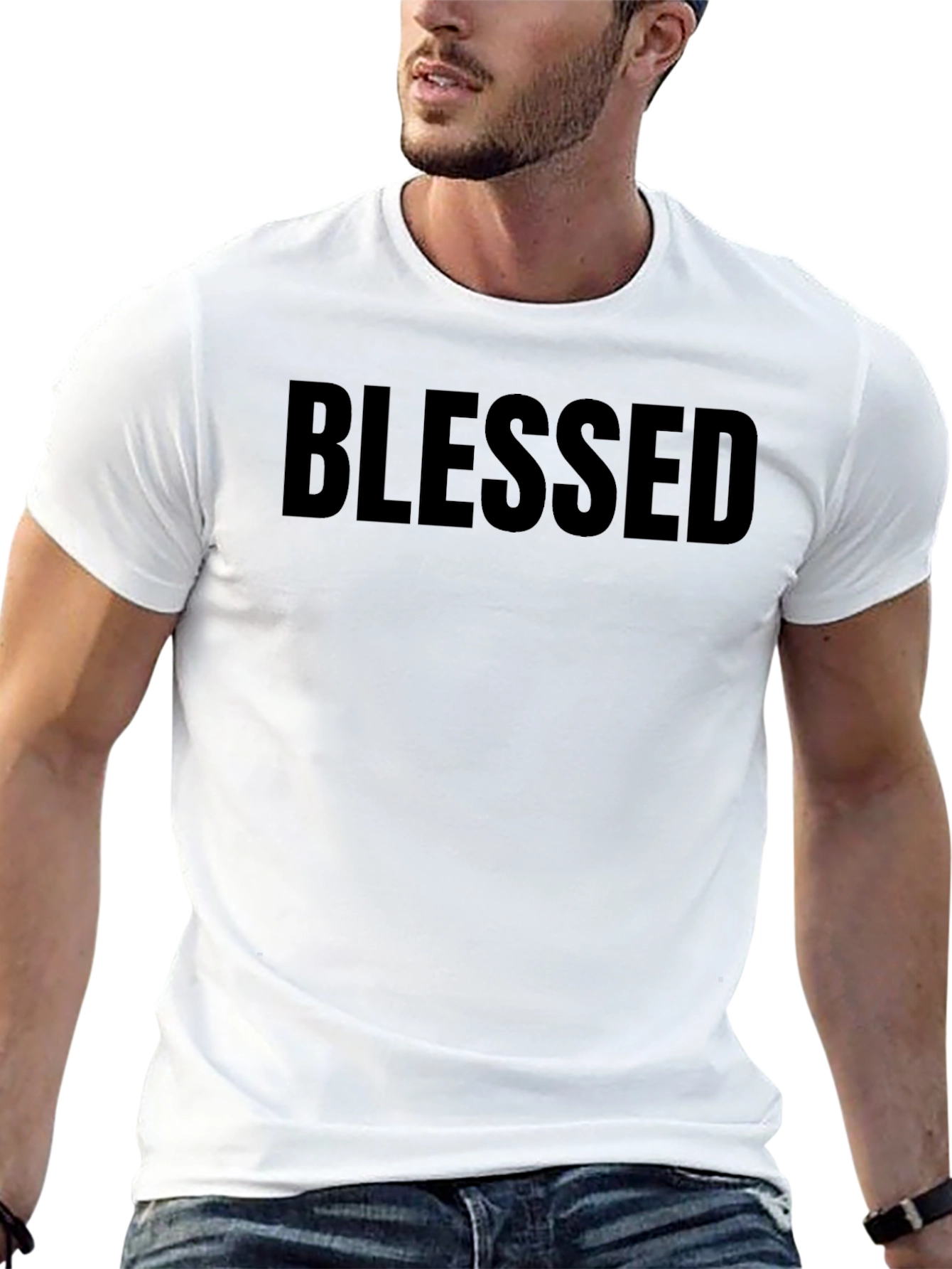 Blessed Graphic Tee - Mens Black T-Shirt