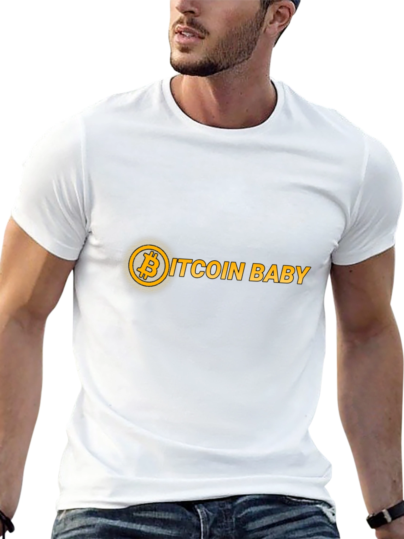 Bitcoin Baby Black T-Shirt - Crypto HODL
