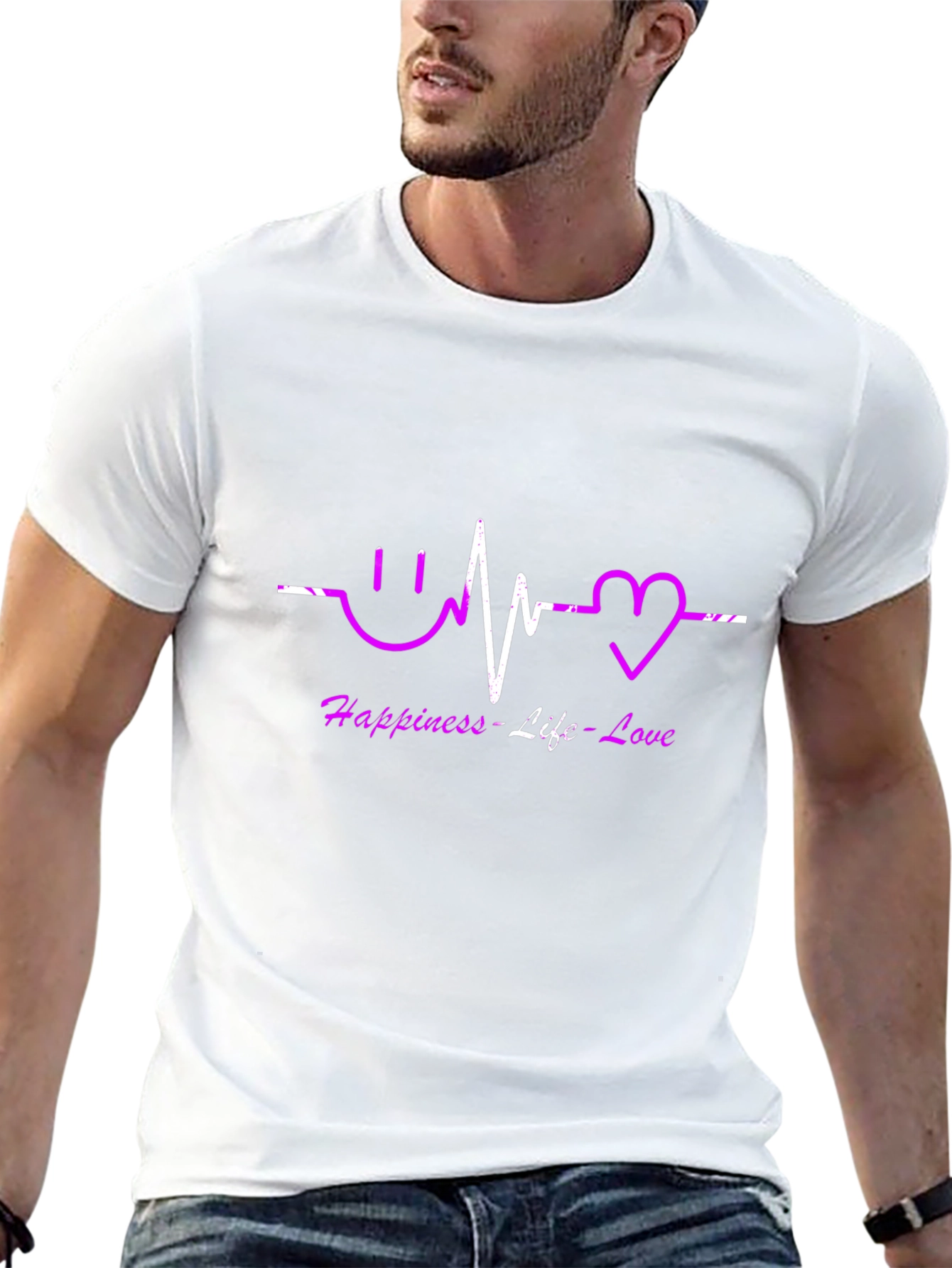 Happiness Life Love T-Shirt