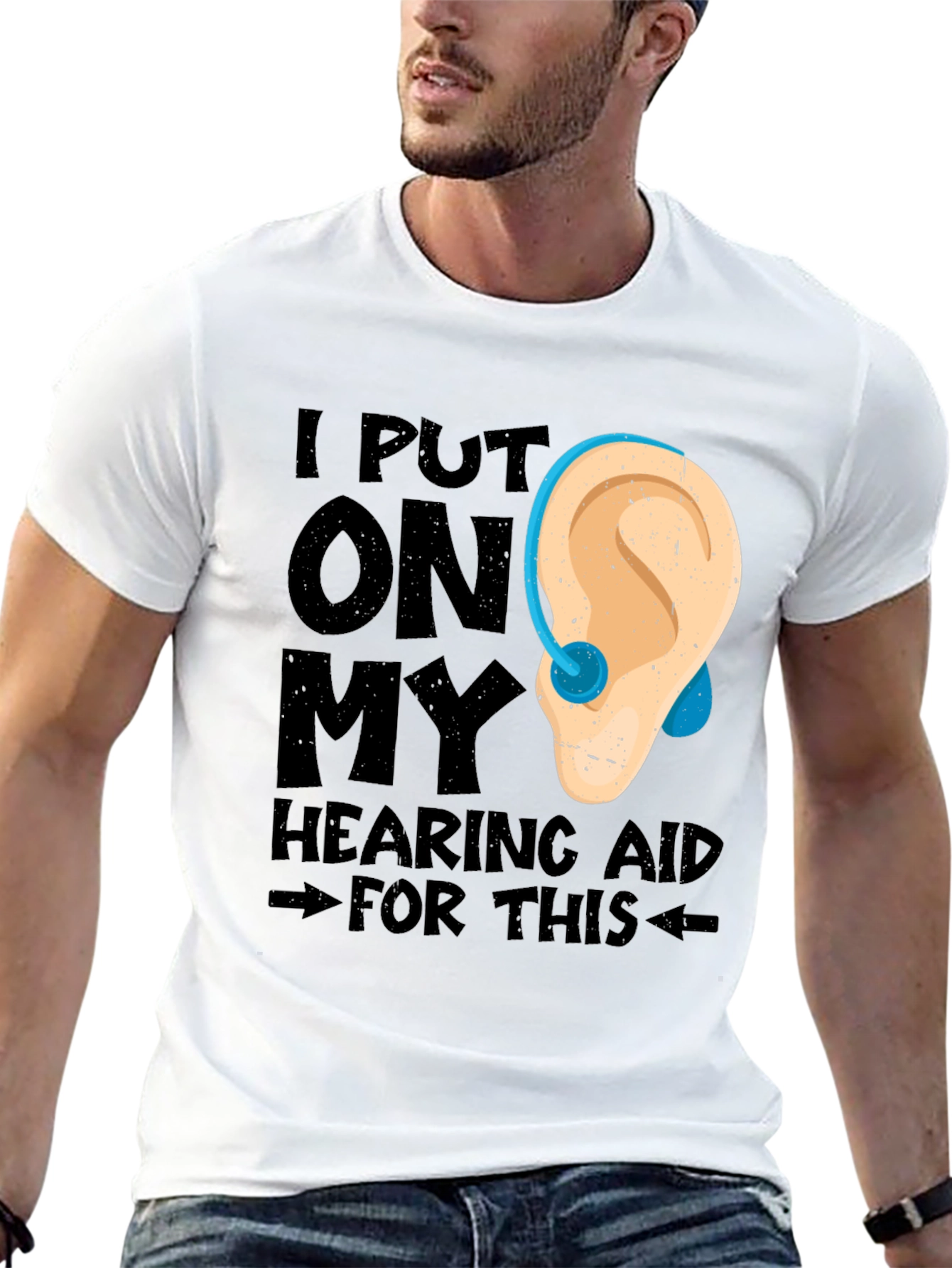 Hearing Aid T-Shirt - Funny Hearing Loss Tee