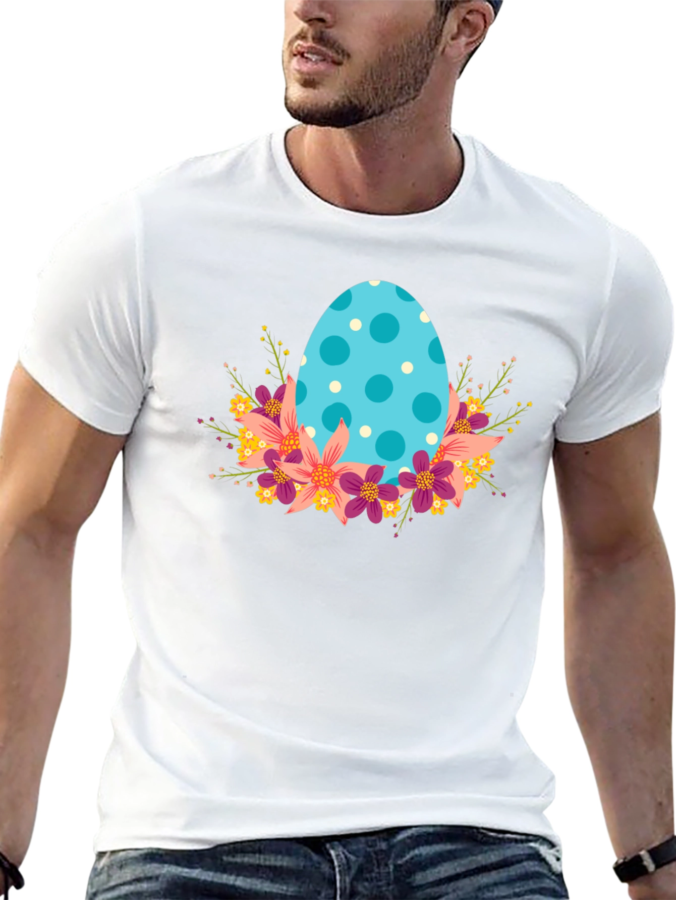 Easter Egg Floral T-Shirt