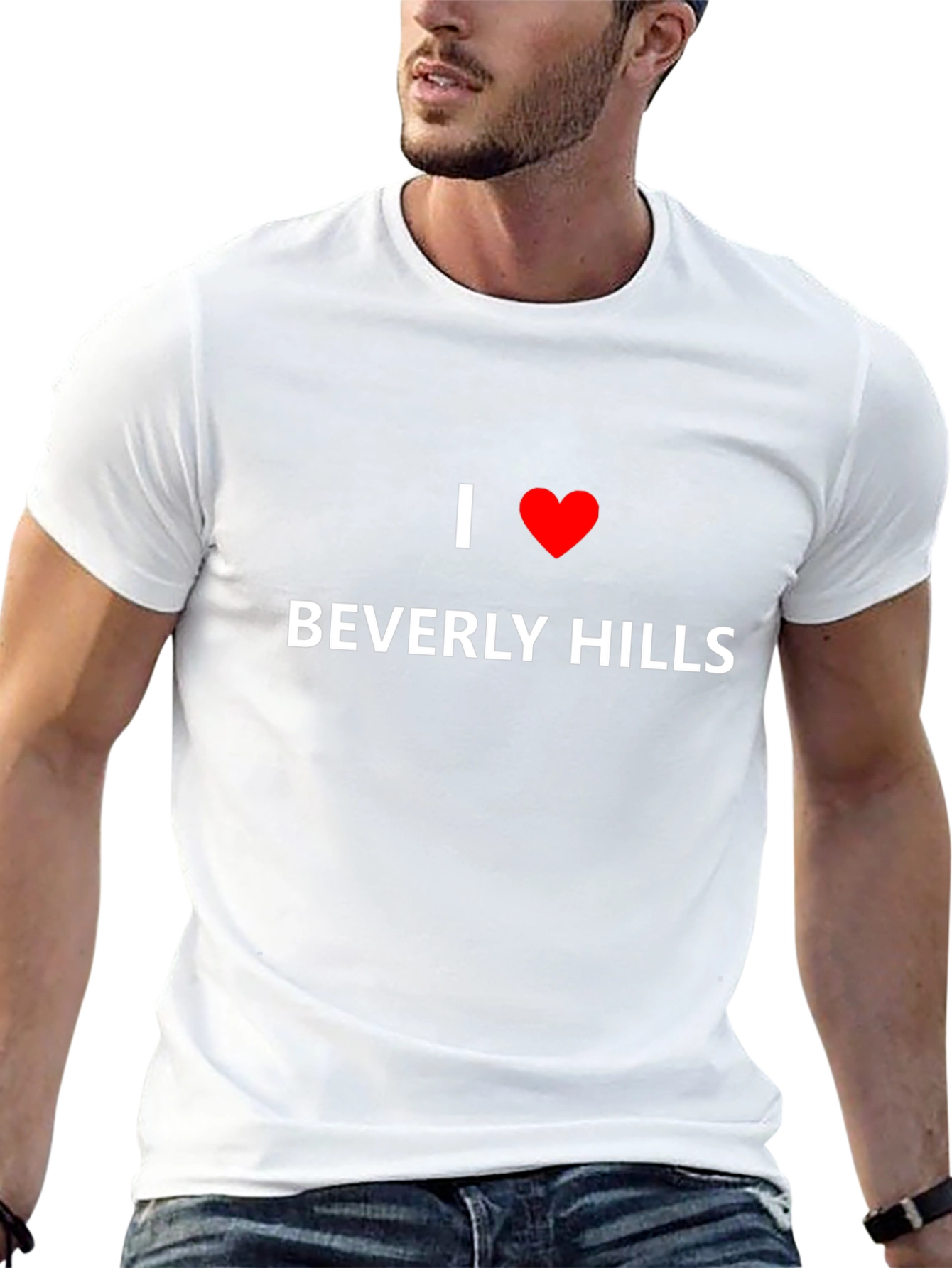 I Love Beverly Hills Black T-Shirt
