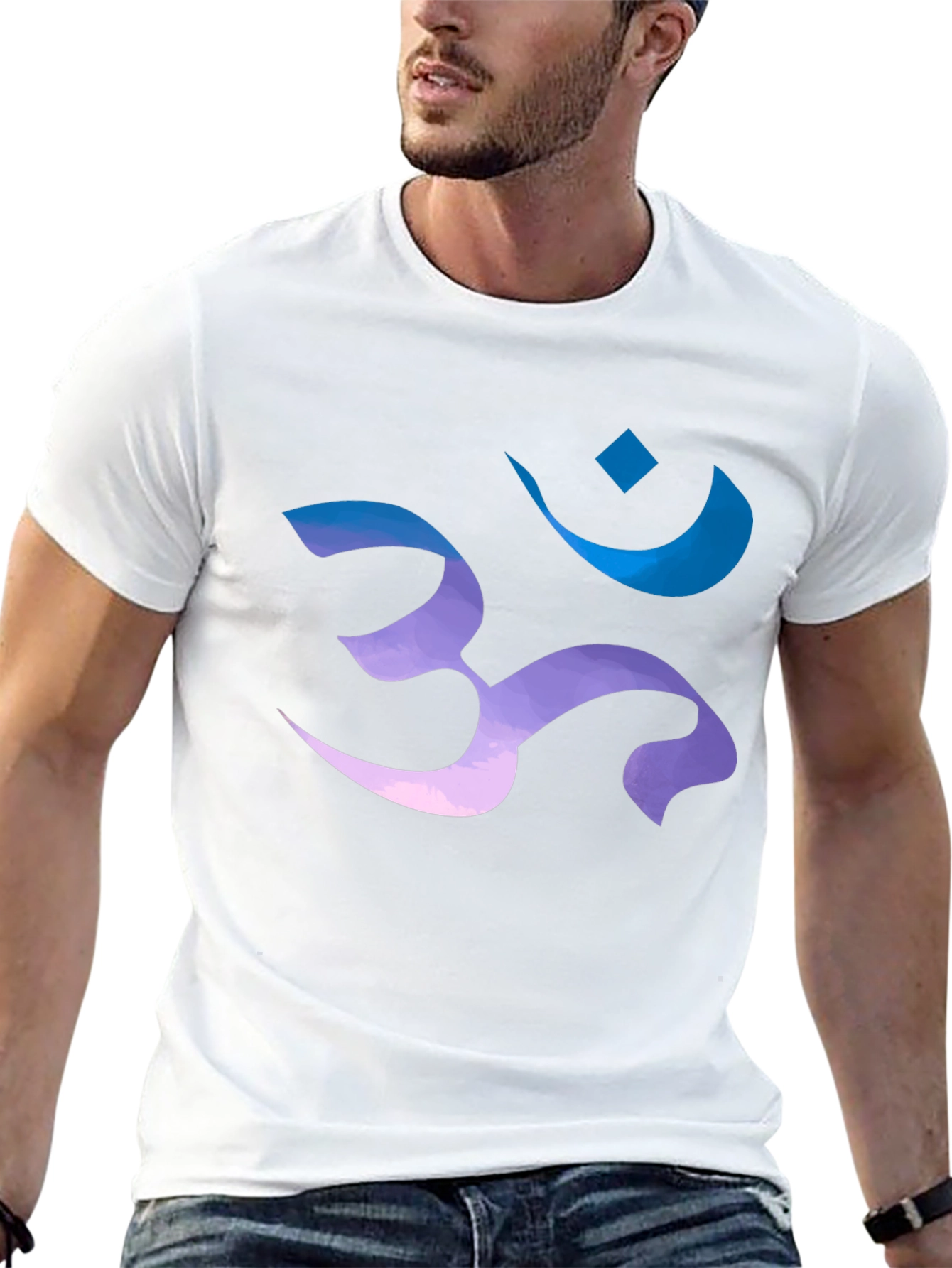 Om Symbol Graphic Tee - Stylish Spiritual Design