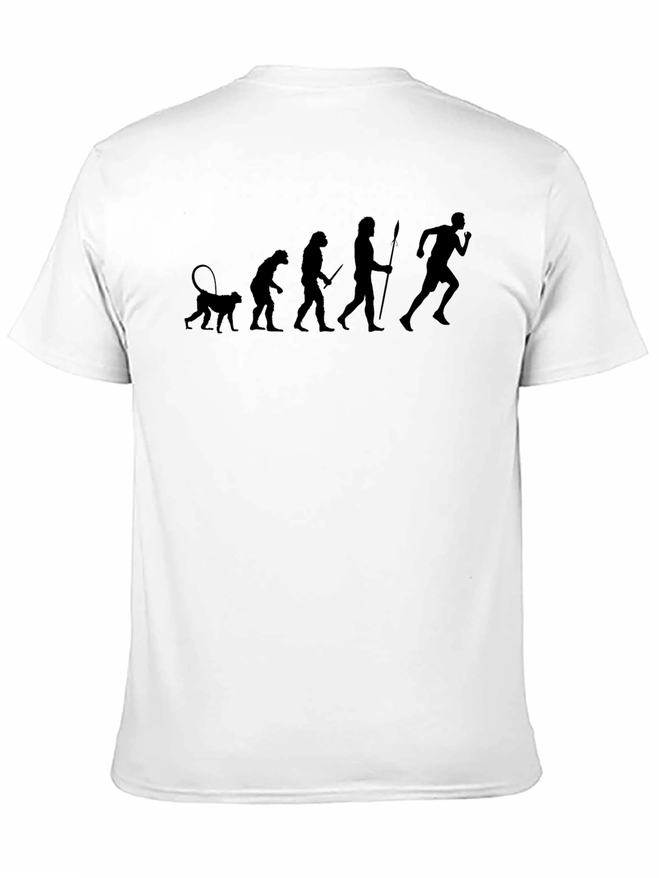 Evolution of Running Black T-Shirt