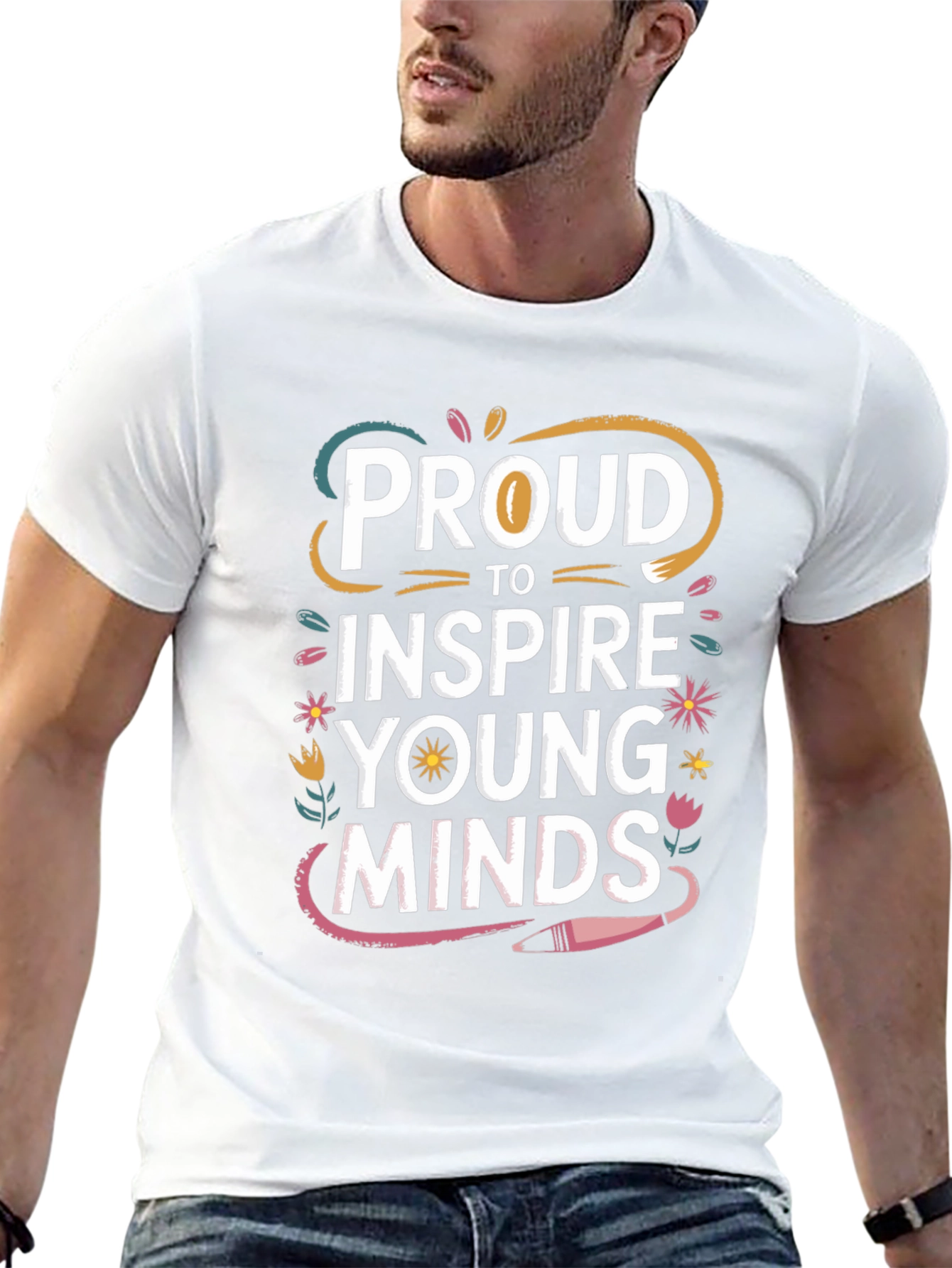 Proud to Inspire Young Minds Black T-Shirt