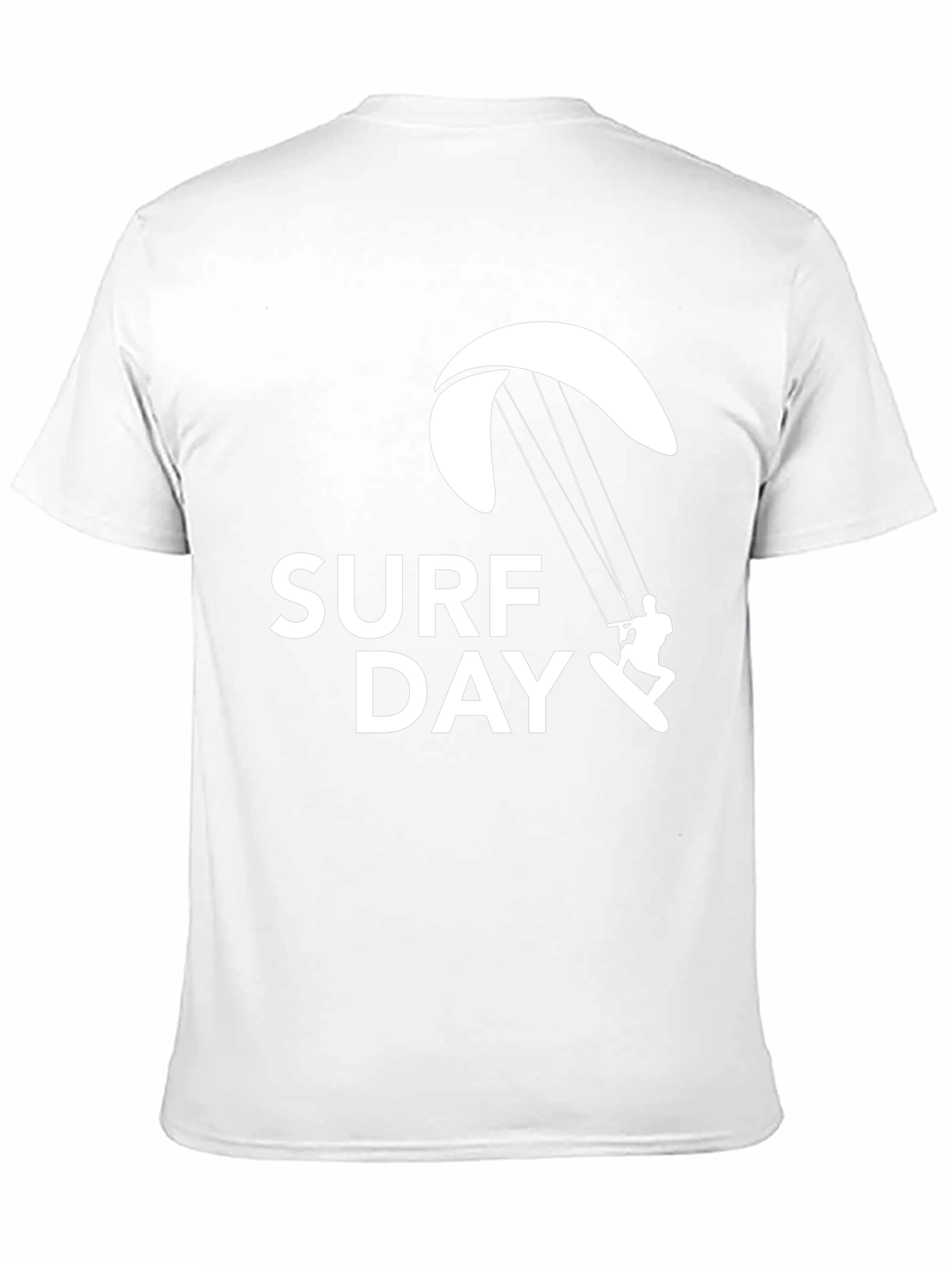 Surf Day Graphic Tee - Black Cotton T-Shirt