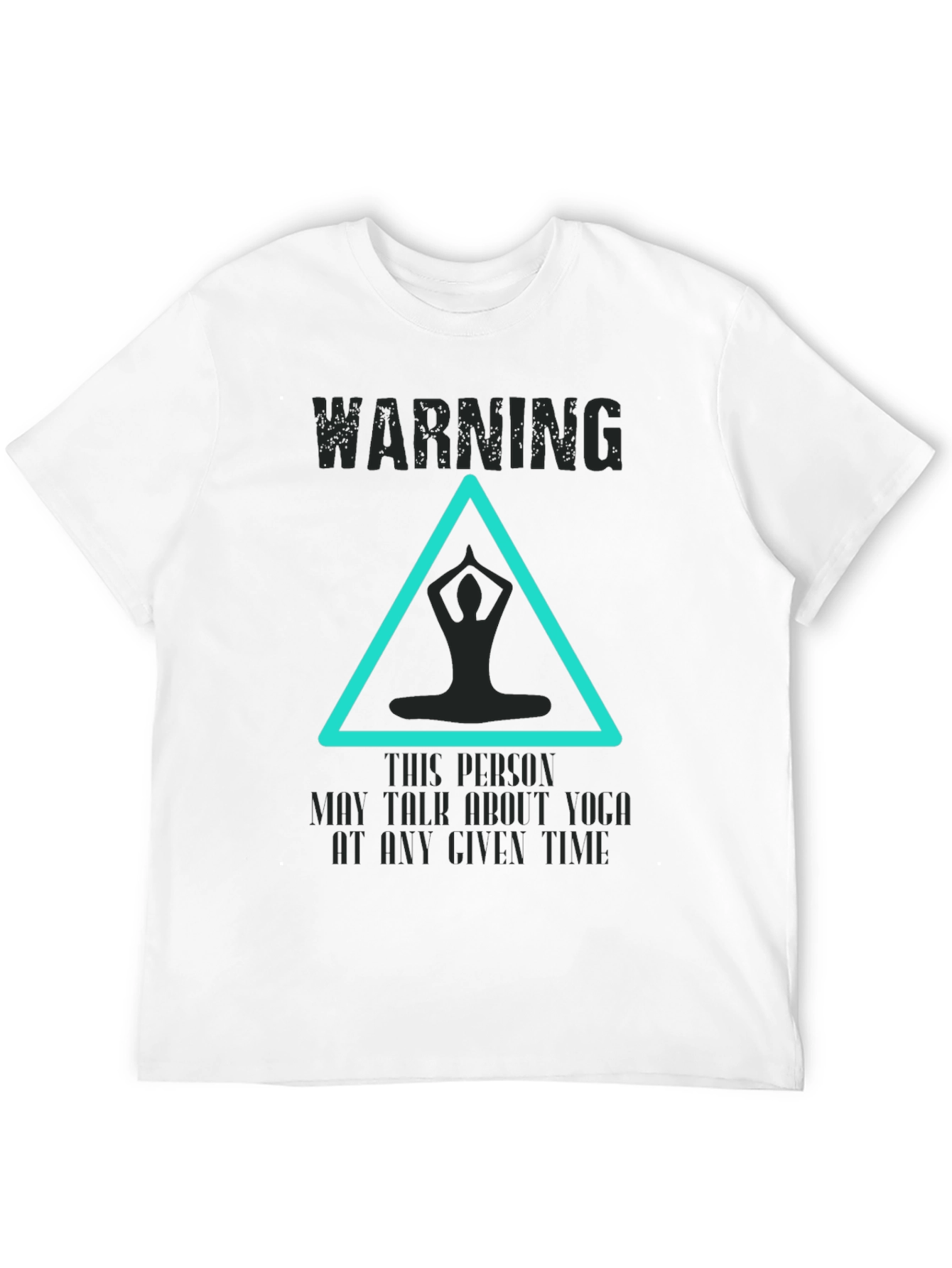 Yoga Talk Warning Graphic Tee