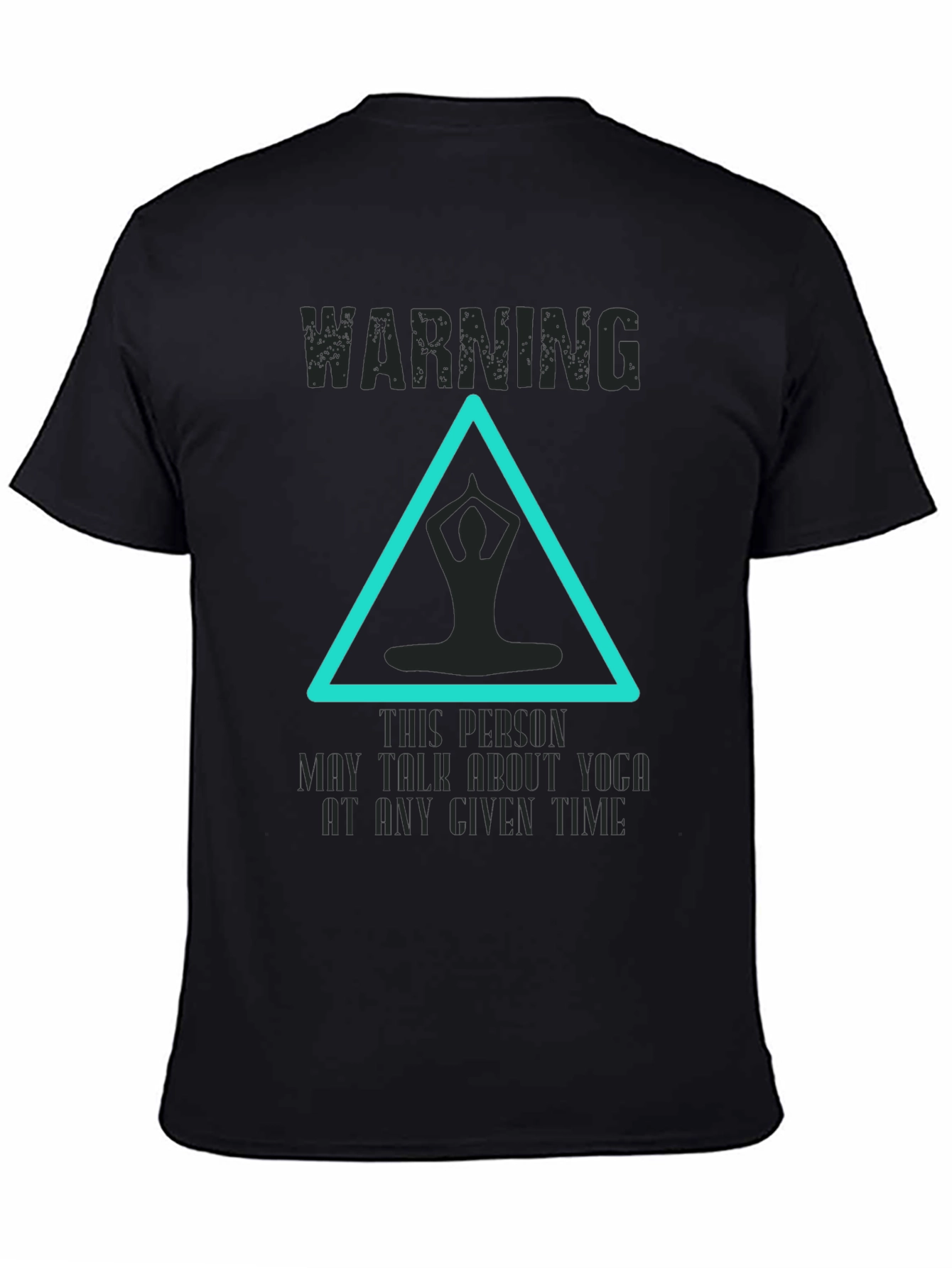 Yoga Talk Warning Graphic Tee