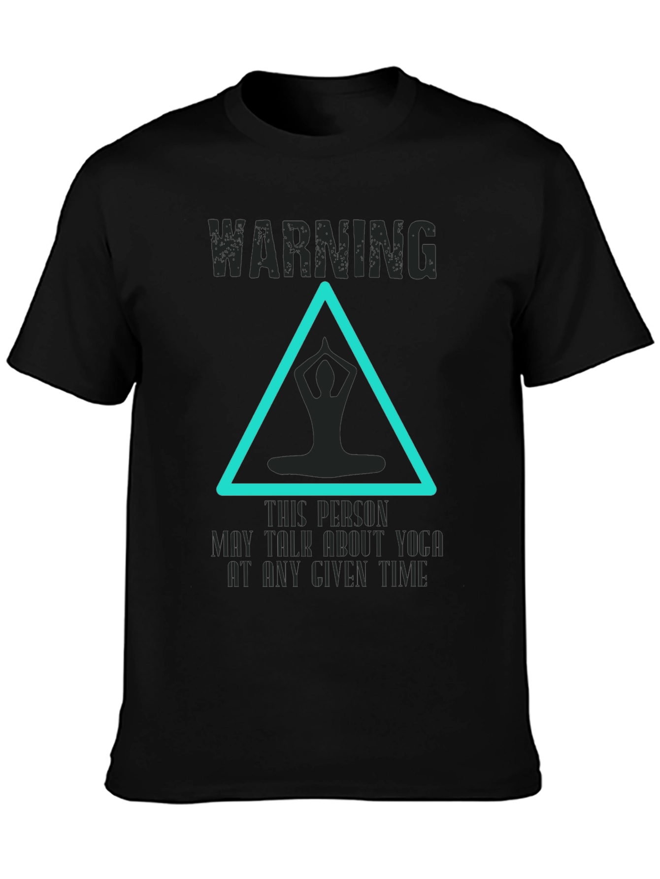 Yoga Talk Warning Graphic Tee