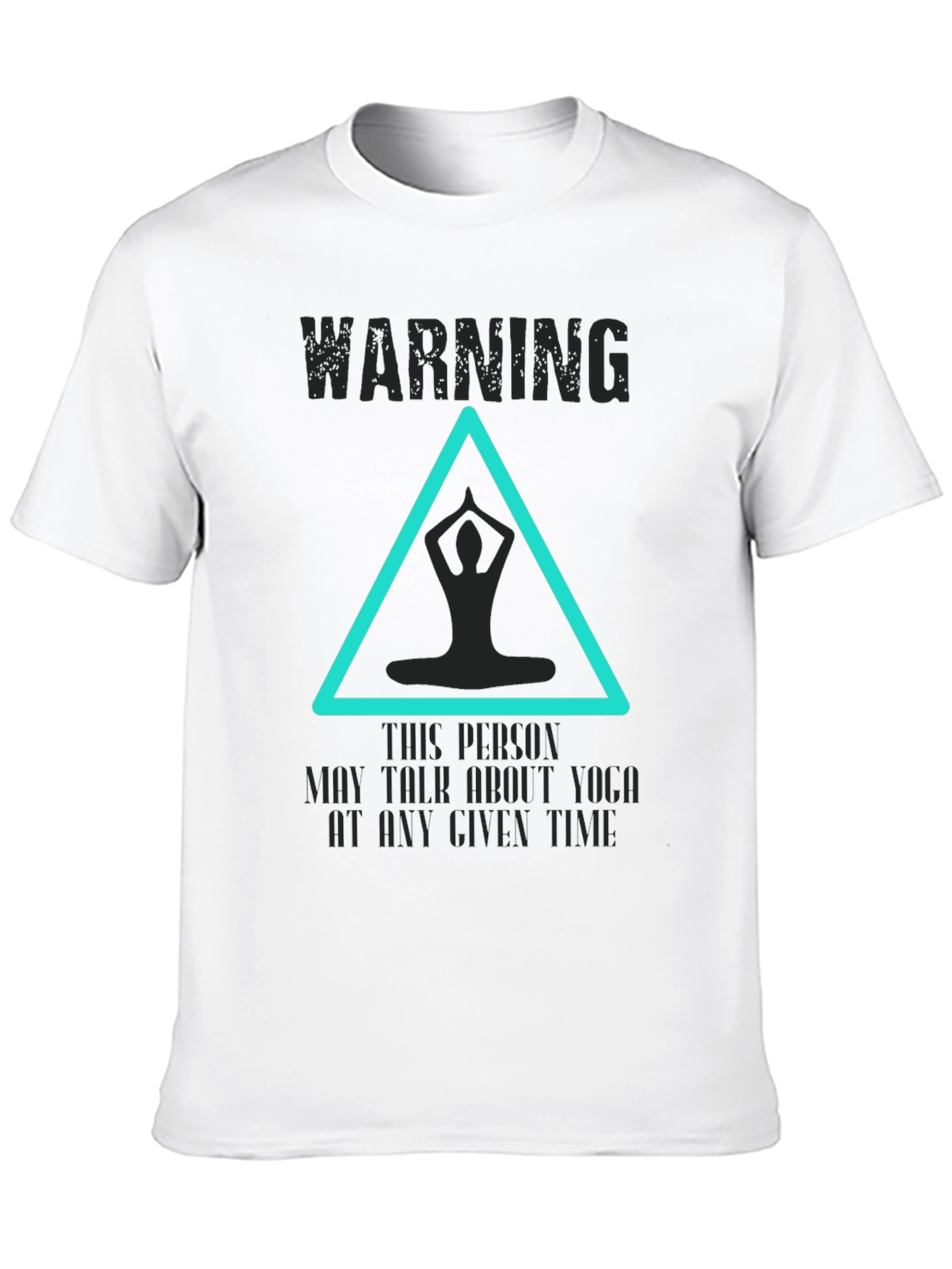 Yoga Talk Warning Graphic Tee