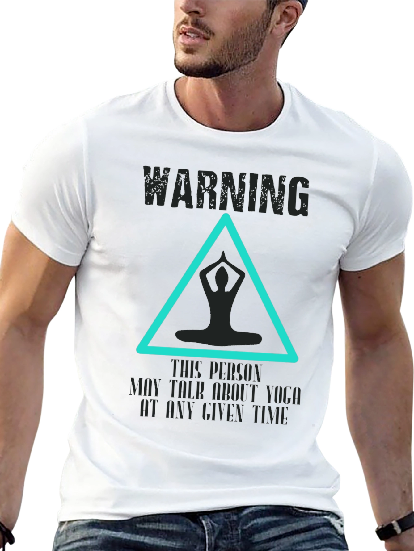 Yoga Talk Warning Graphic Tee
