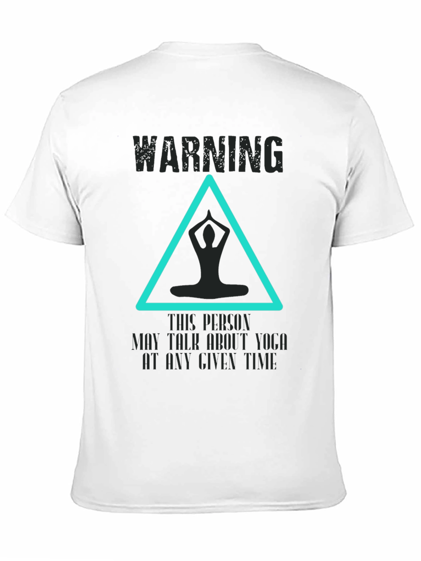 Yoga Talk Warning Graphic Tee