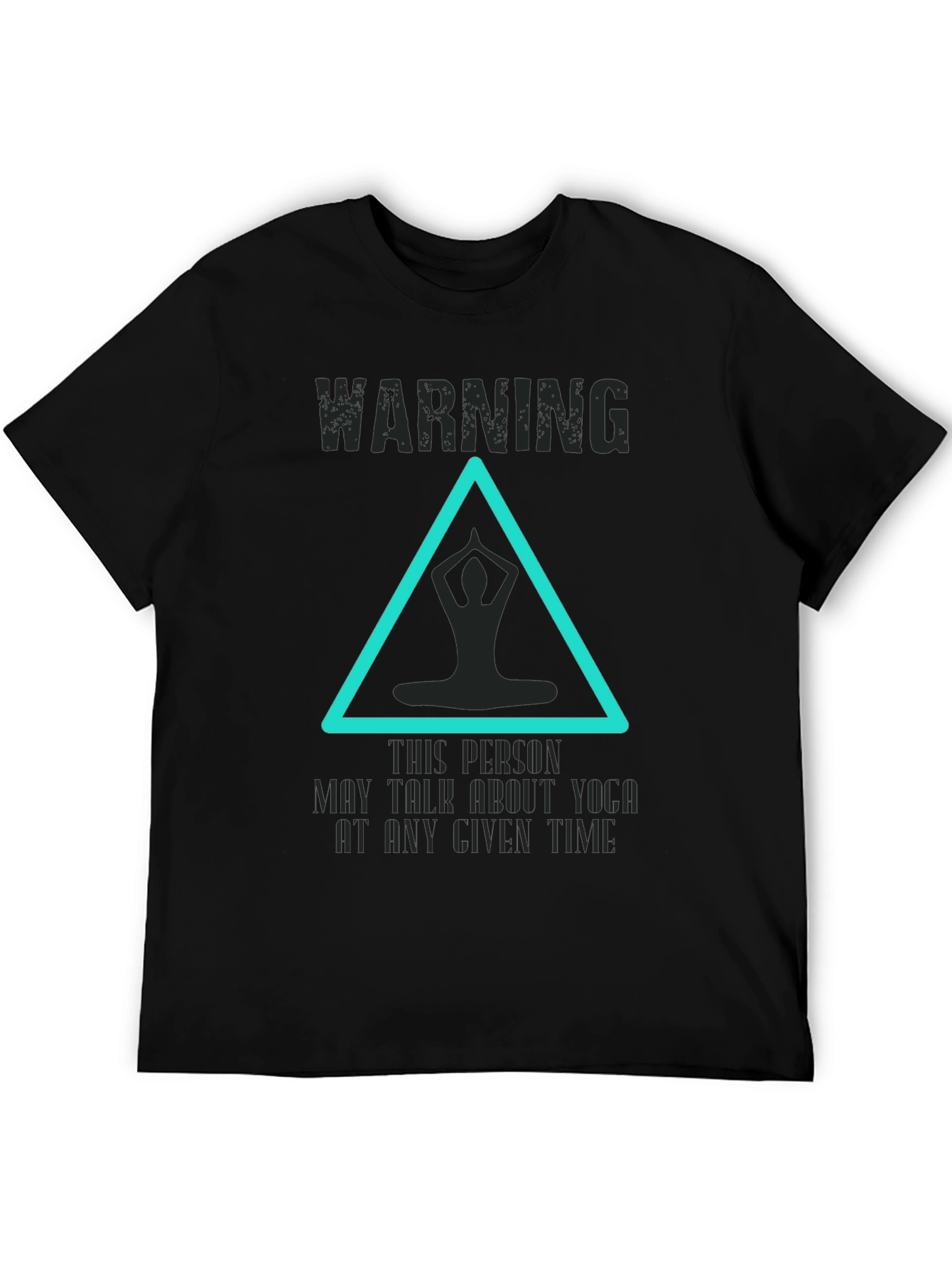 Yoga Talk Warning Graphic Tee