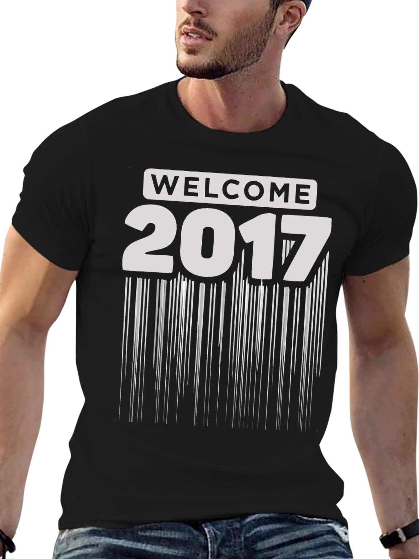 Welcome 2017 Graphic Tee - New Year Celebration