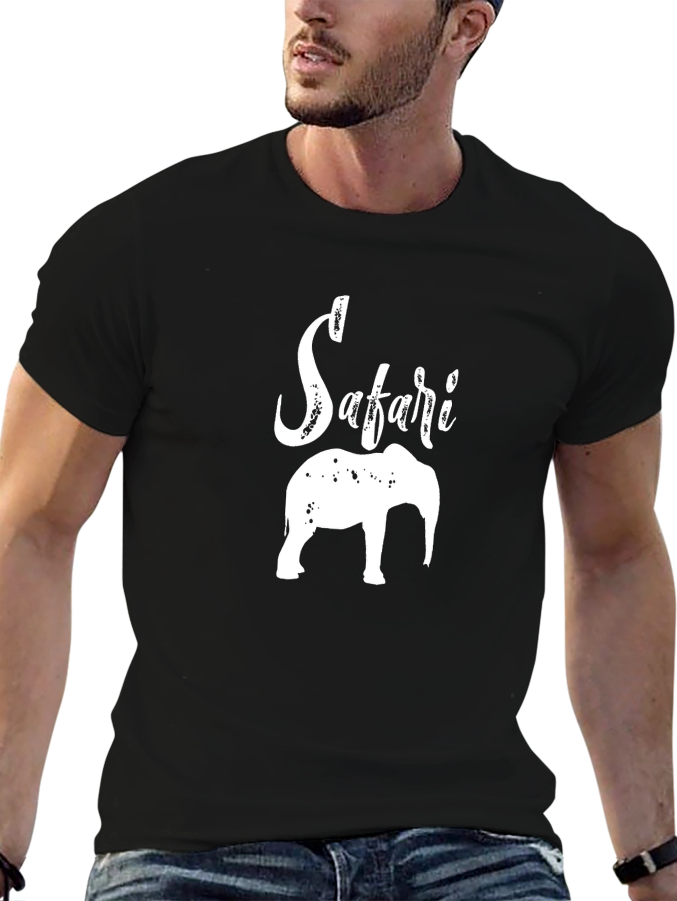 Safari Elephant Graphic Tee
