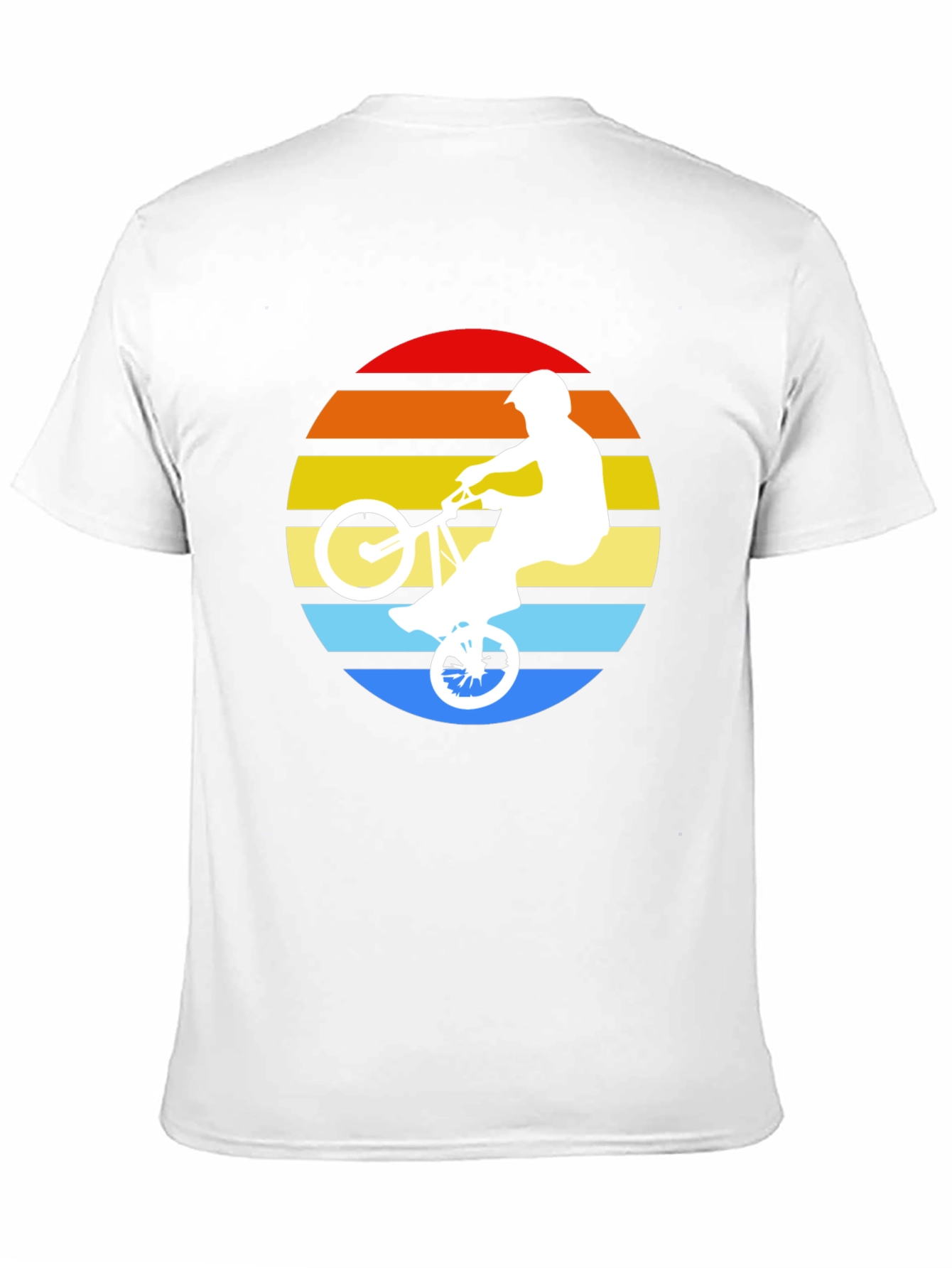 Retro BMX Sunset T-Shirt - Black
