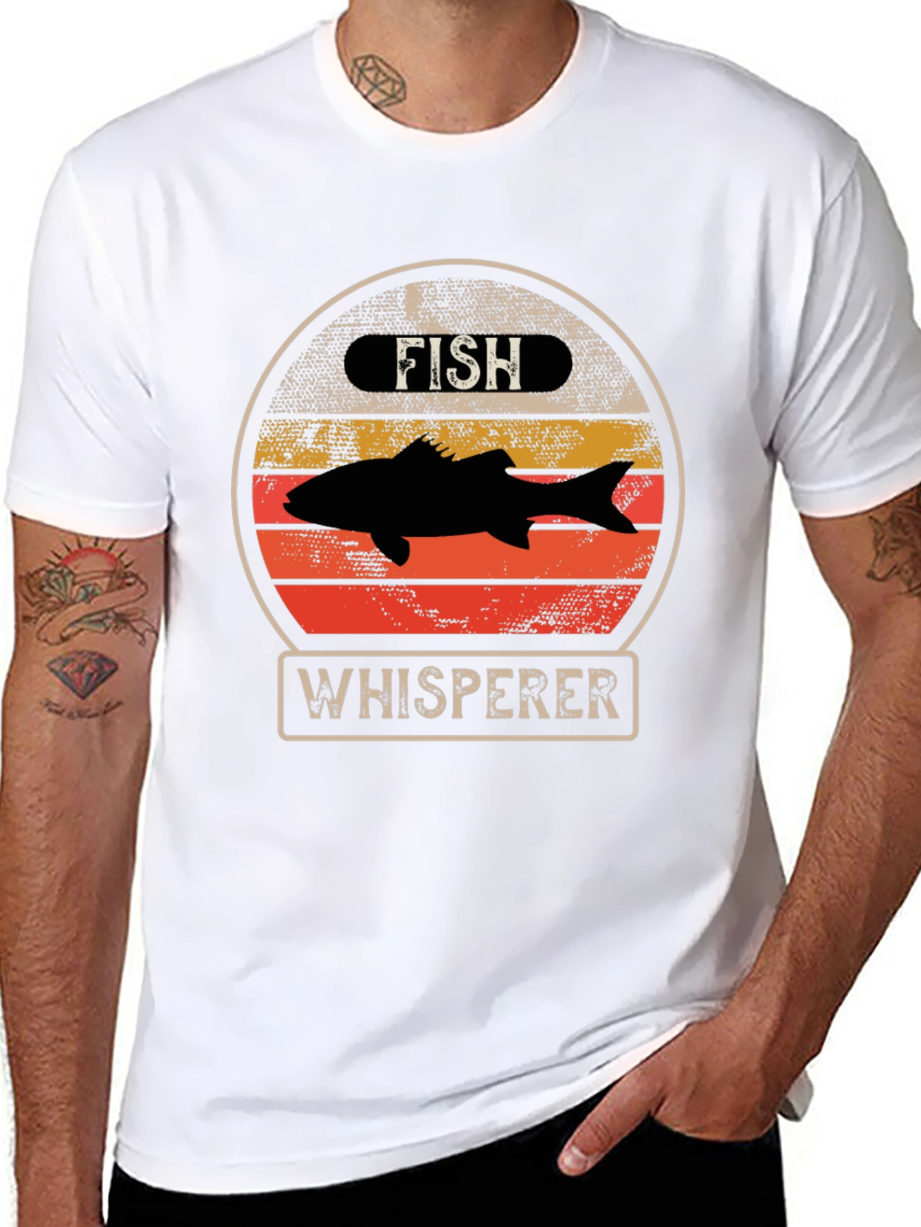 Fish Whisperer Graphic Tee - Fishing Lover Shirt