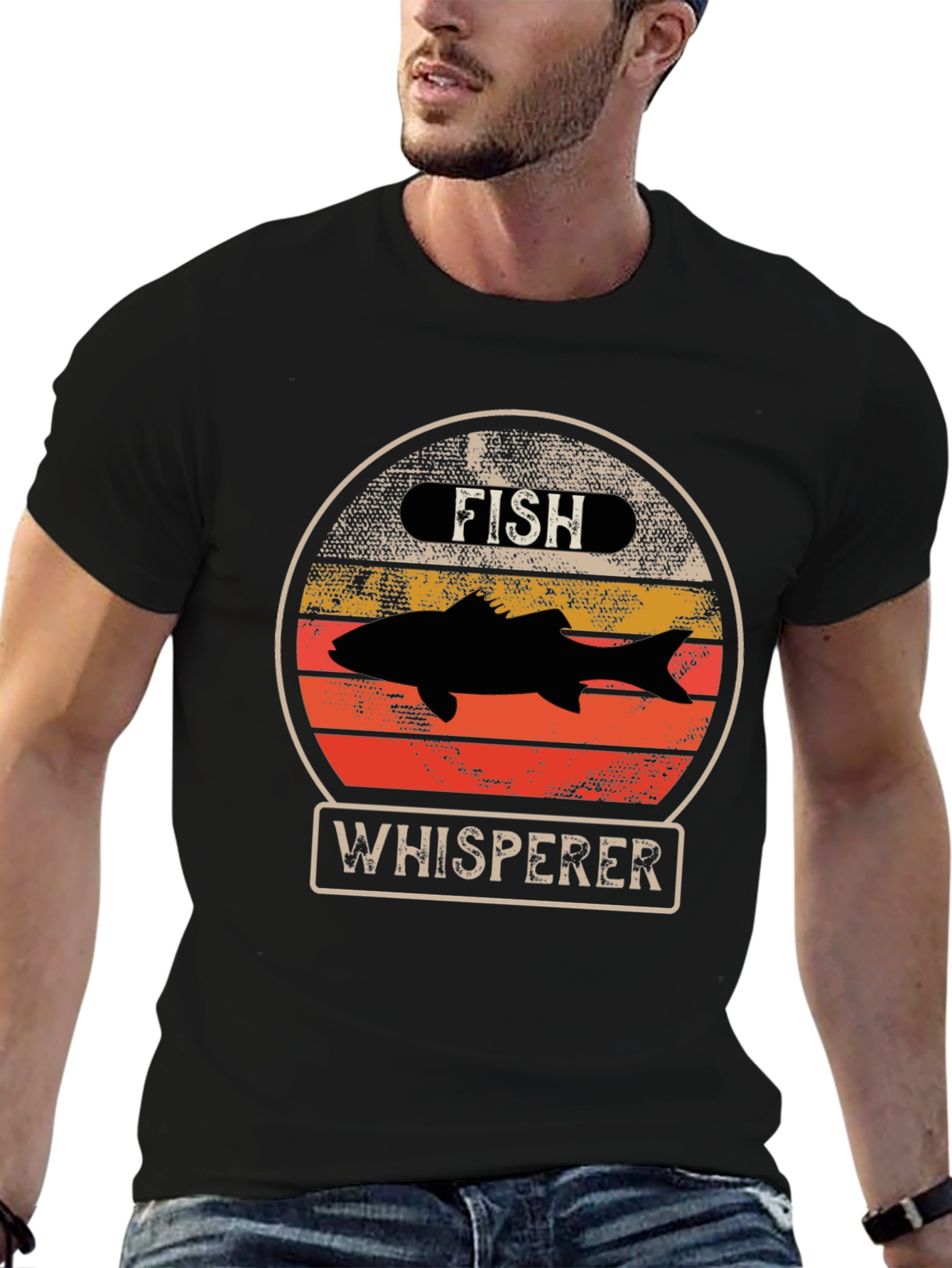 Fish Whisperer Graphic Tee - Fishing Lover Shirt