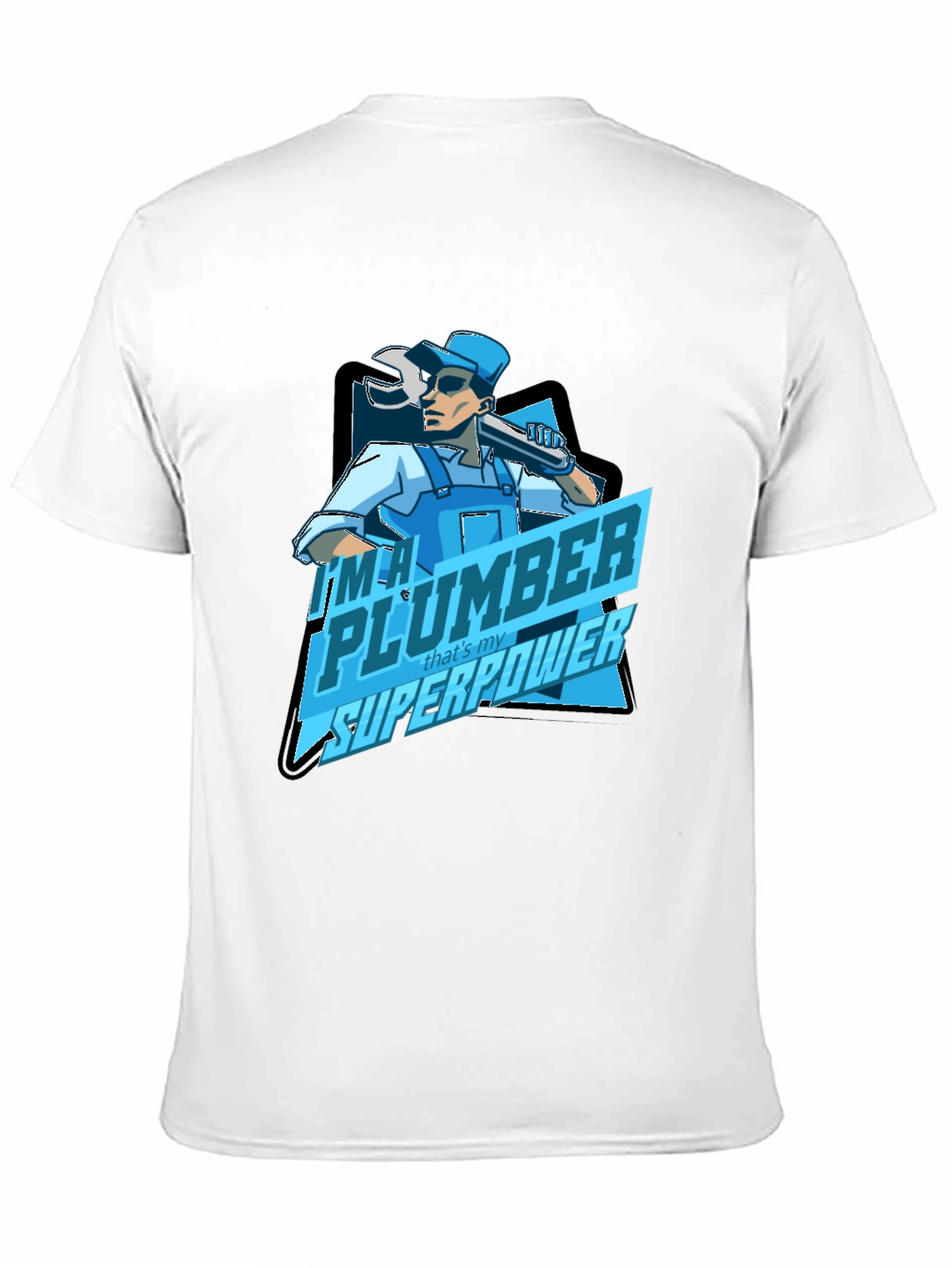 Plumber Superpower T-Shirt - Black