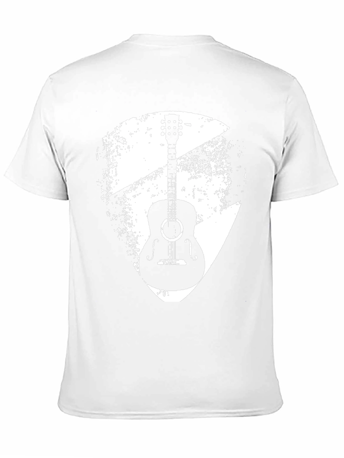 Acoustic Guitar Graphic Tee - Black