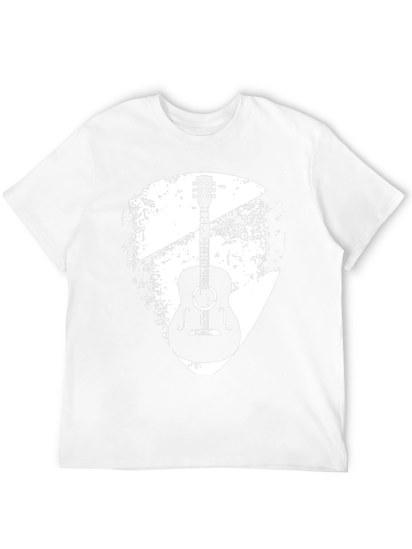 Acoustic Guitar Graphic Tee - Black