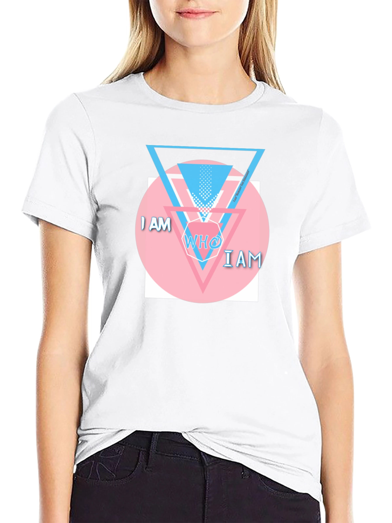 I AM WHO I AM Graphic T-Shirt - Black