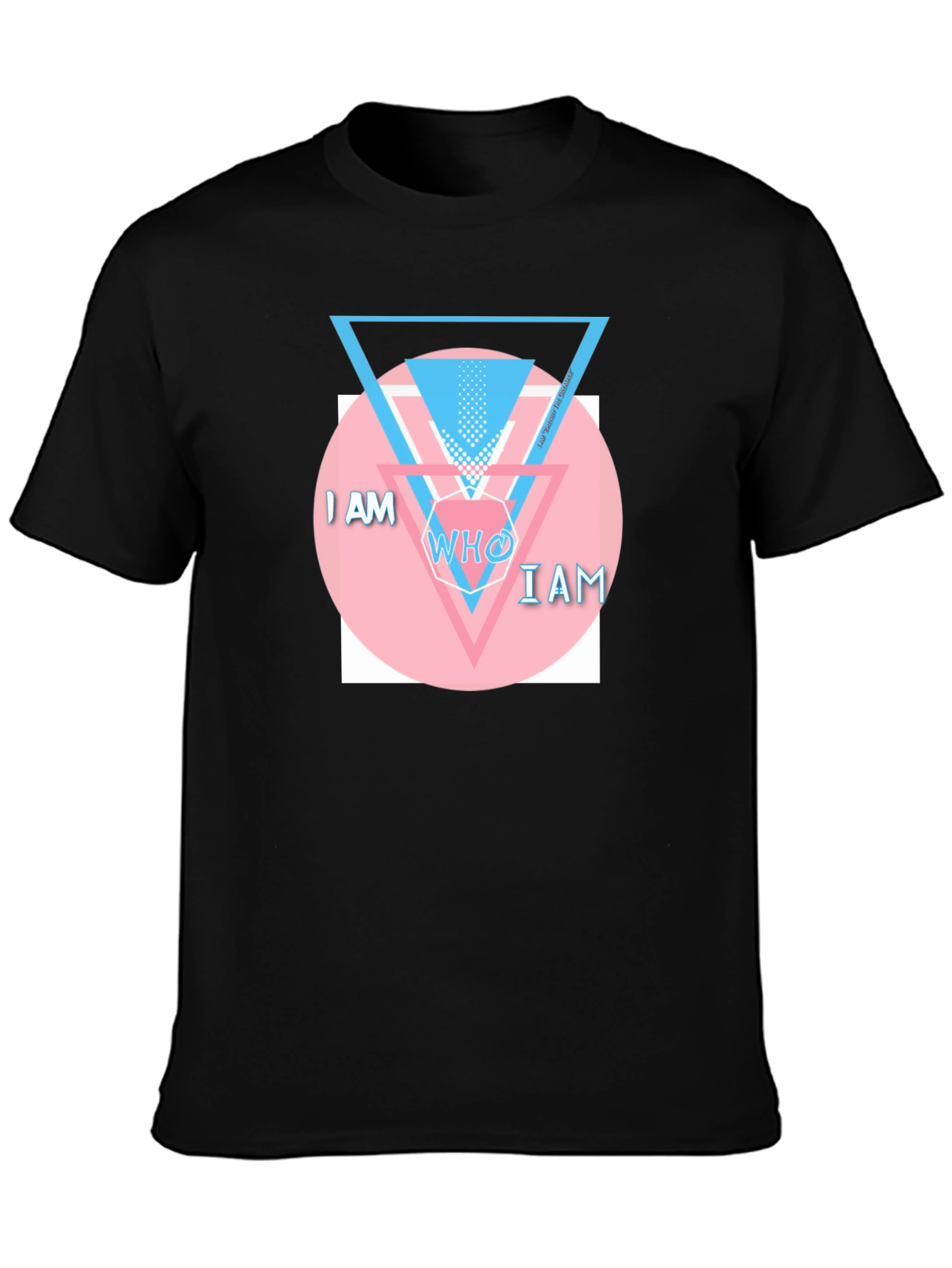 I AM WHO I AM Graphic T-Shirt - Black