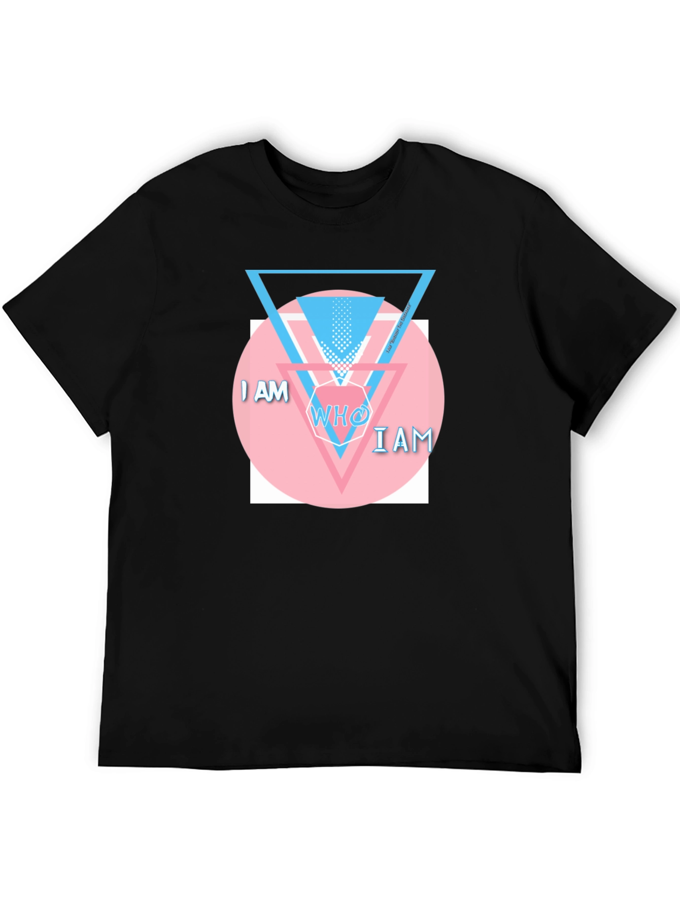 I AM WHO I AM Graphic T-Shirt - Black
