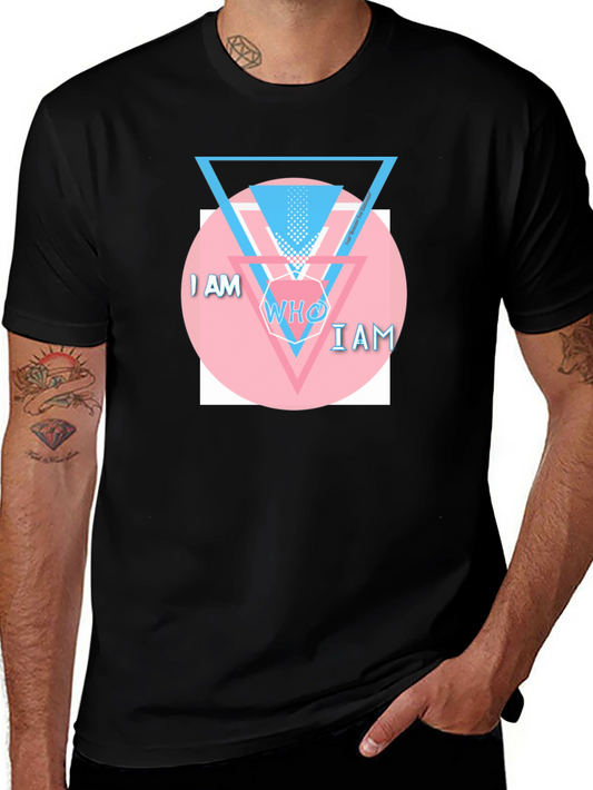 I AM WHO I AM Graphic T-Shirt - Black