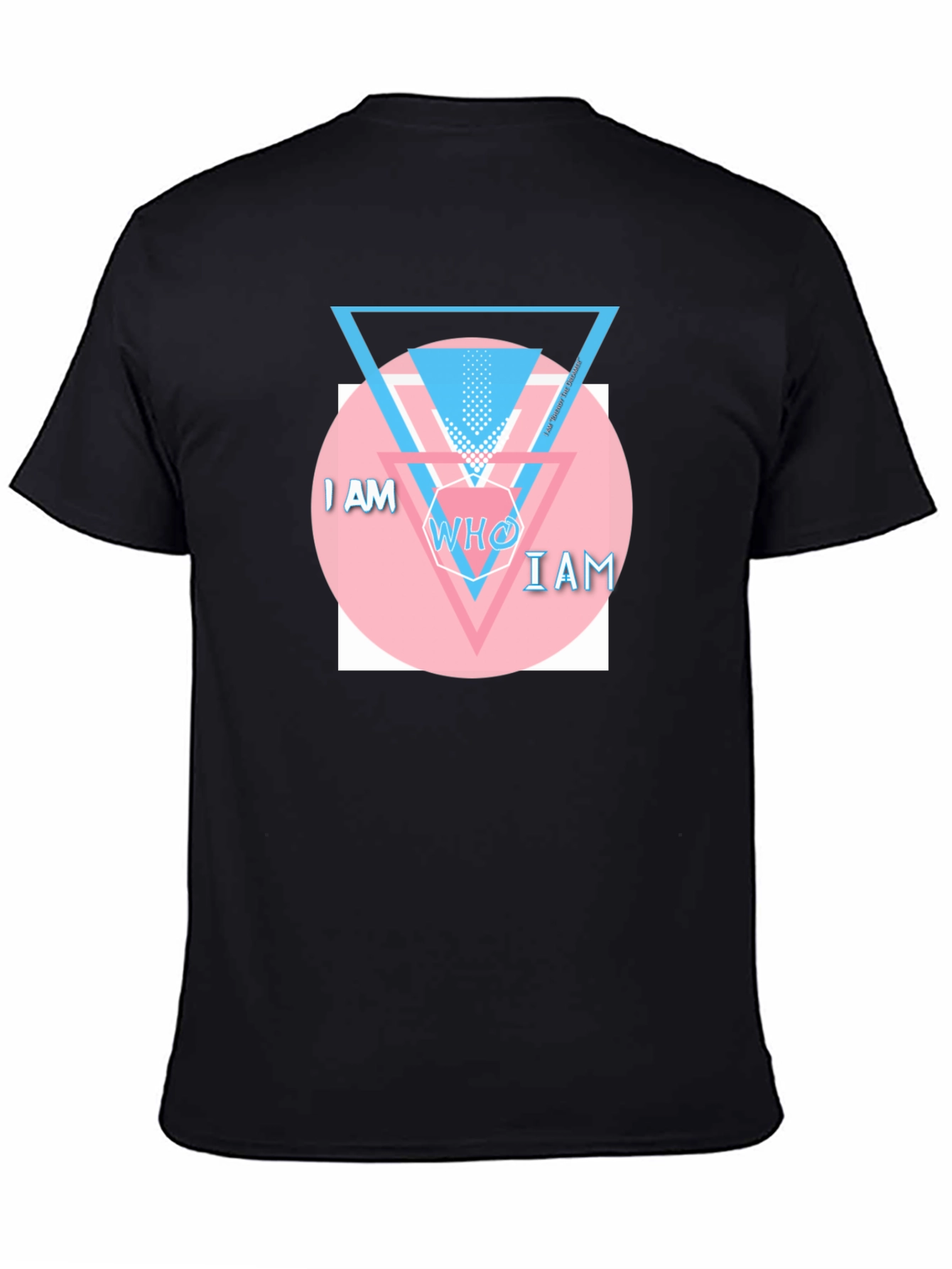 I AM WHO I AM Graphic T-Shirt - Black