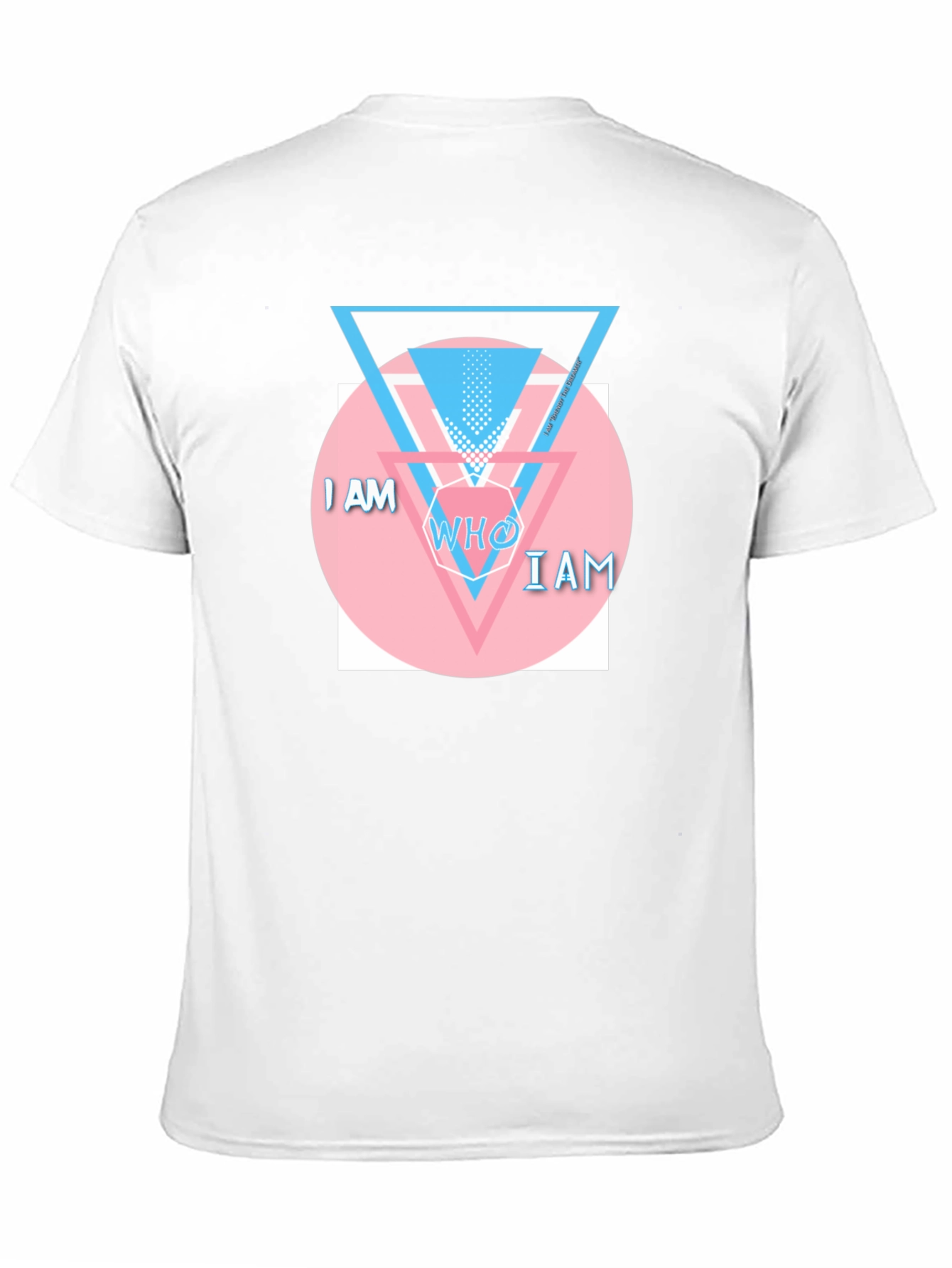 I AM WHO I AM Graphic T-Shirt - Black