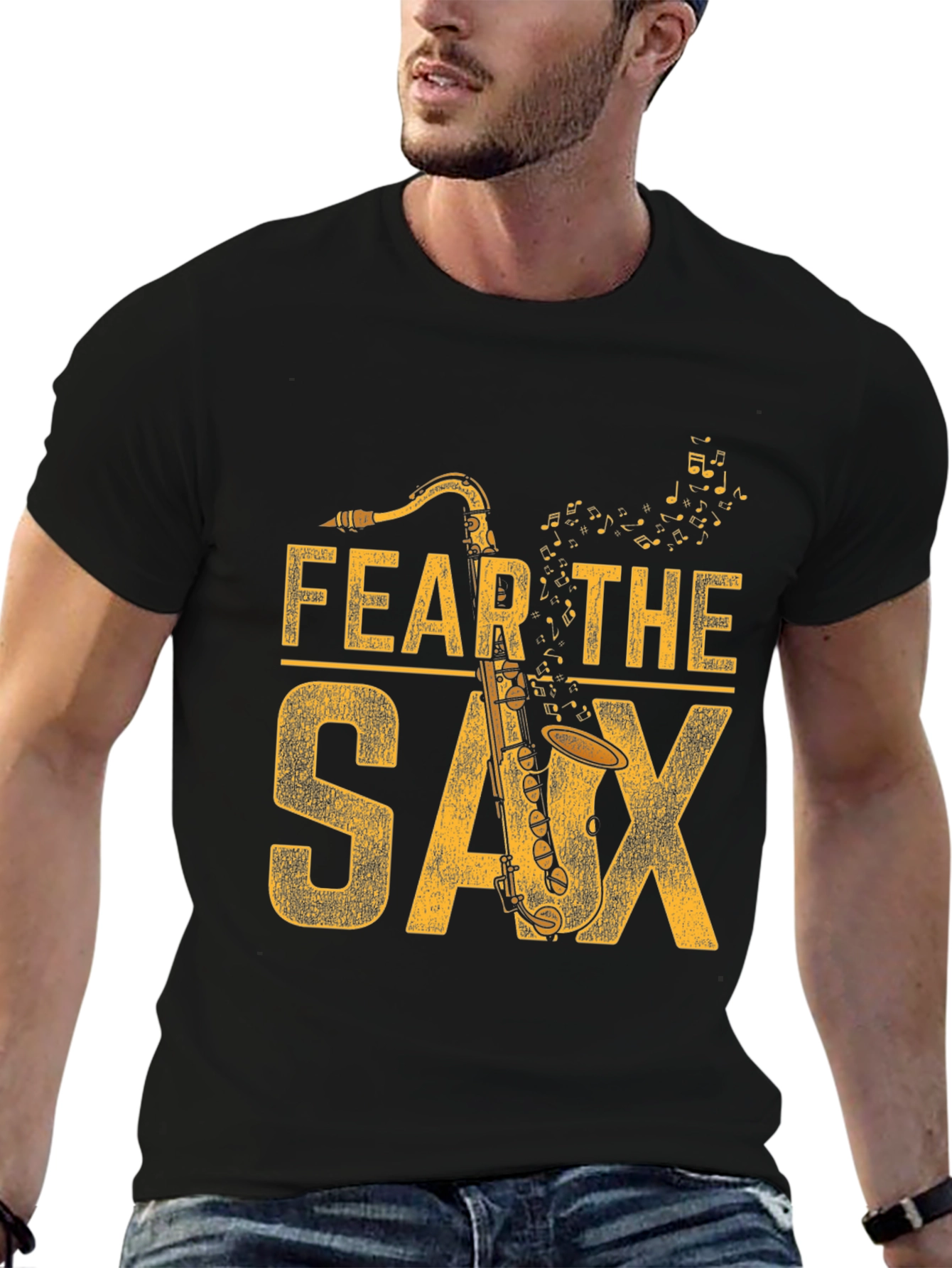 Fear The Sax T-Shirt - Musician Apparel