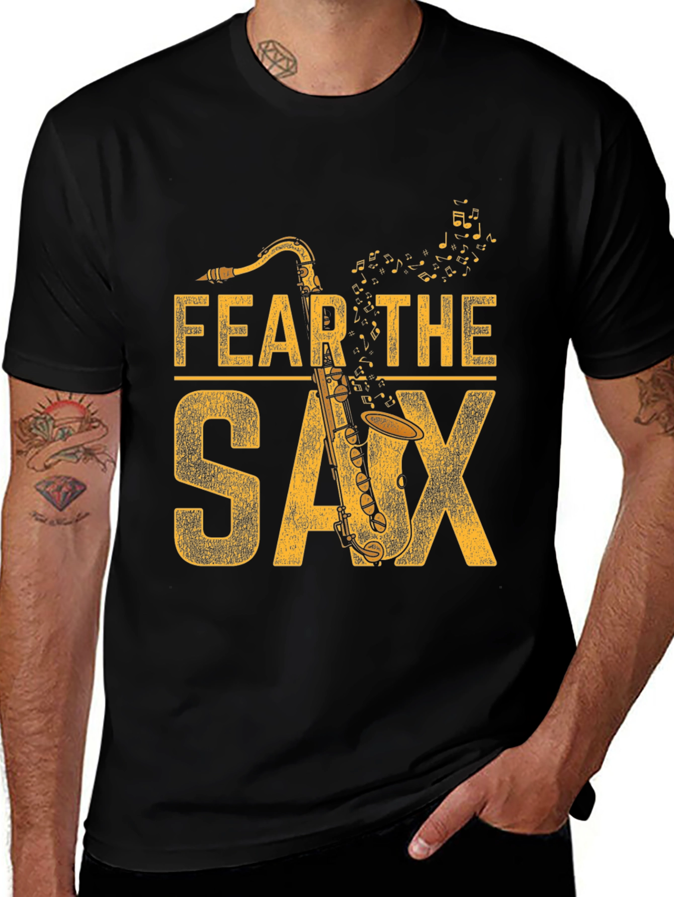 Fear The Sax T-Shirt - Musician Apparel