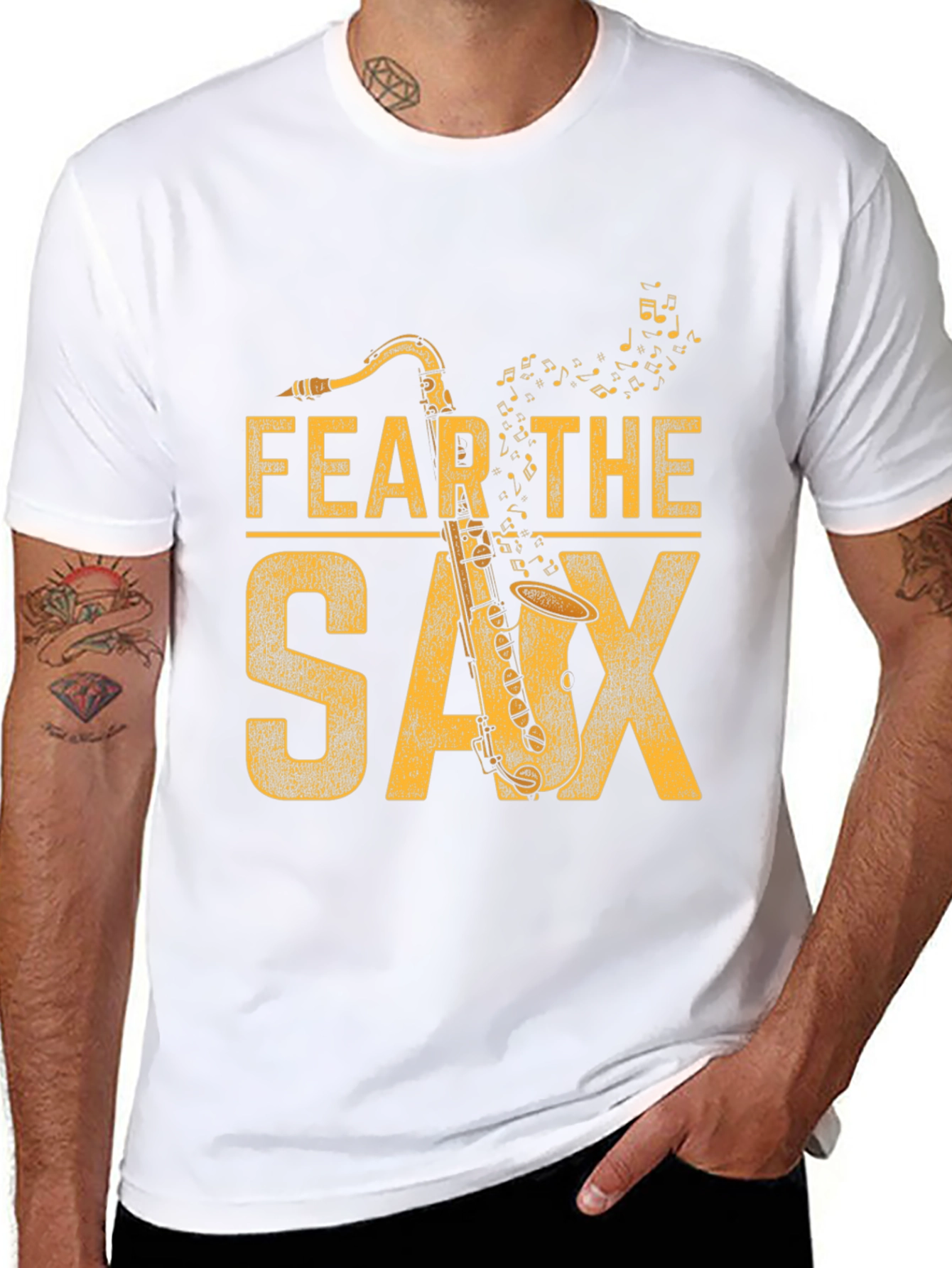 Fear The Sax T-Shirt - Musician Apparel