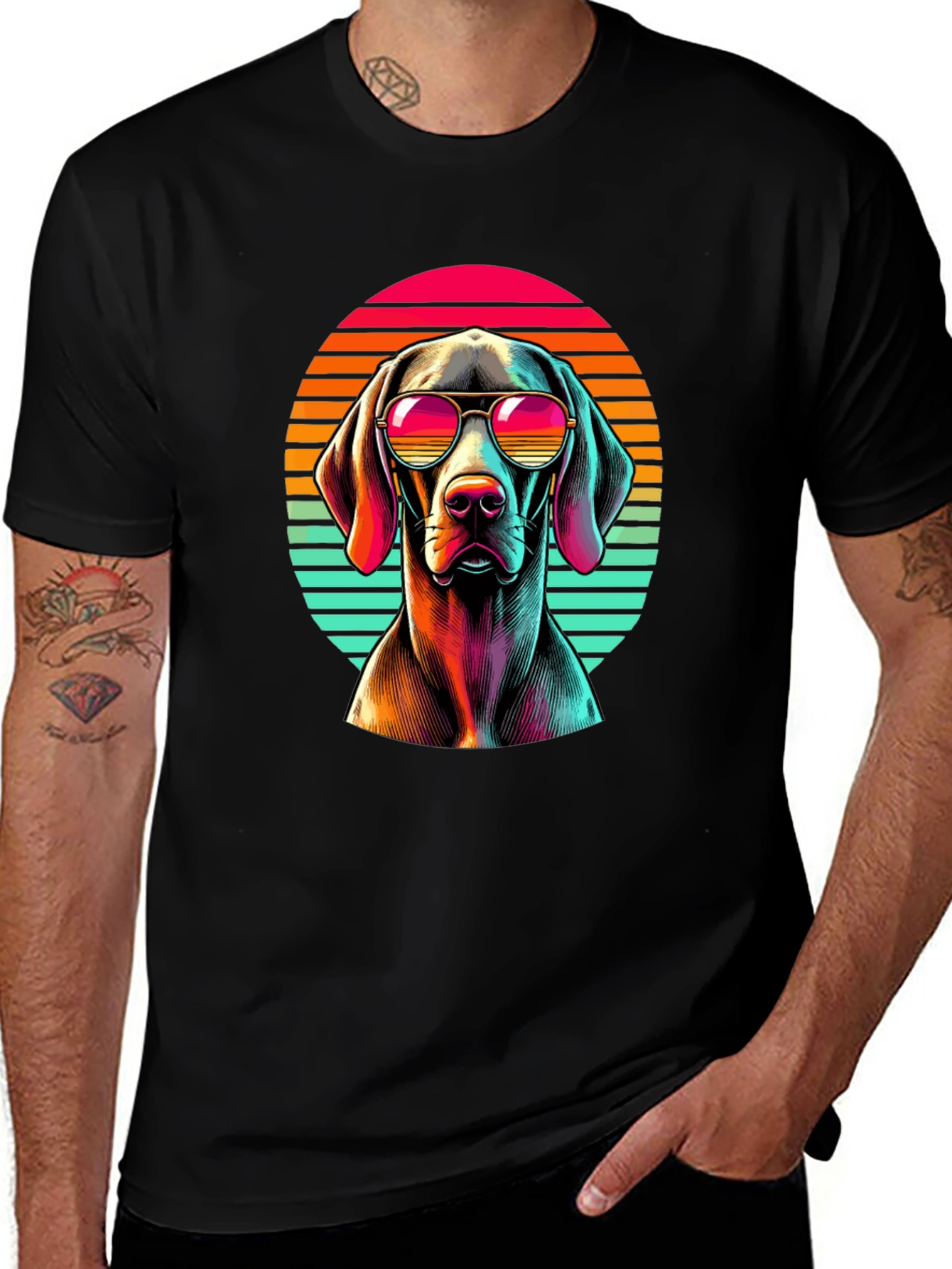 Retro Dog T-Shirt - Cool Pet Design
