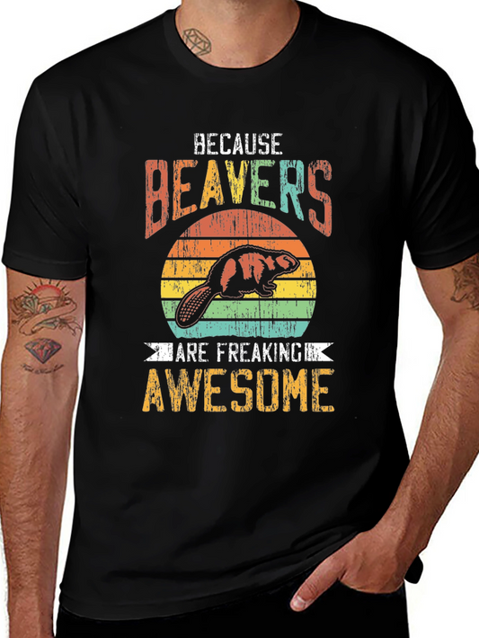 Beavers Are Awesome Graphic Tee