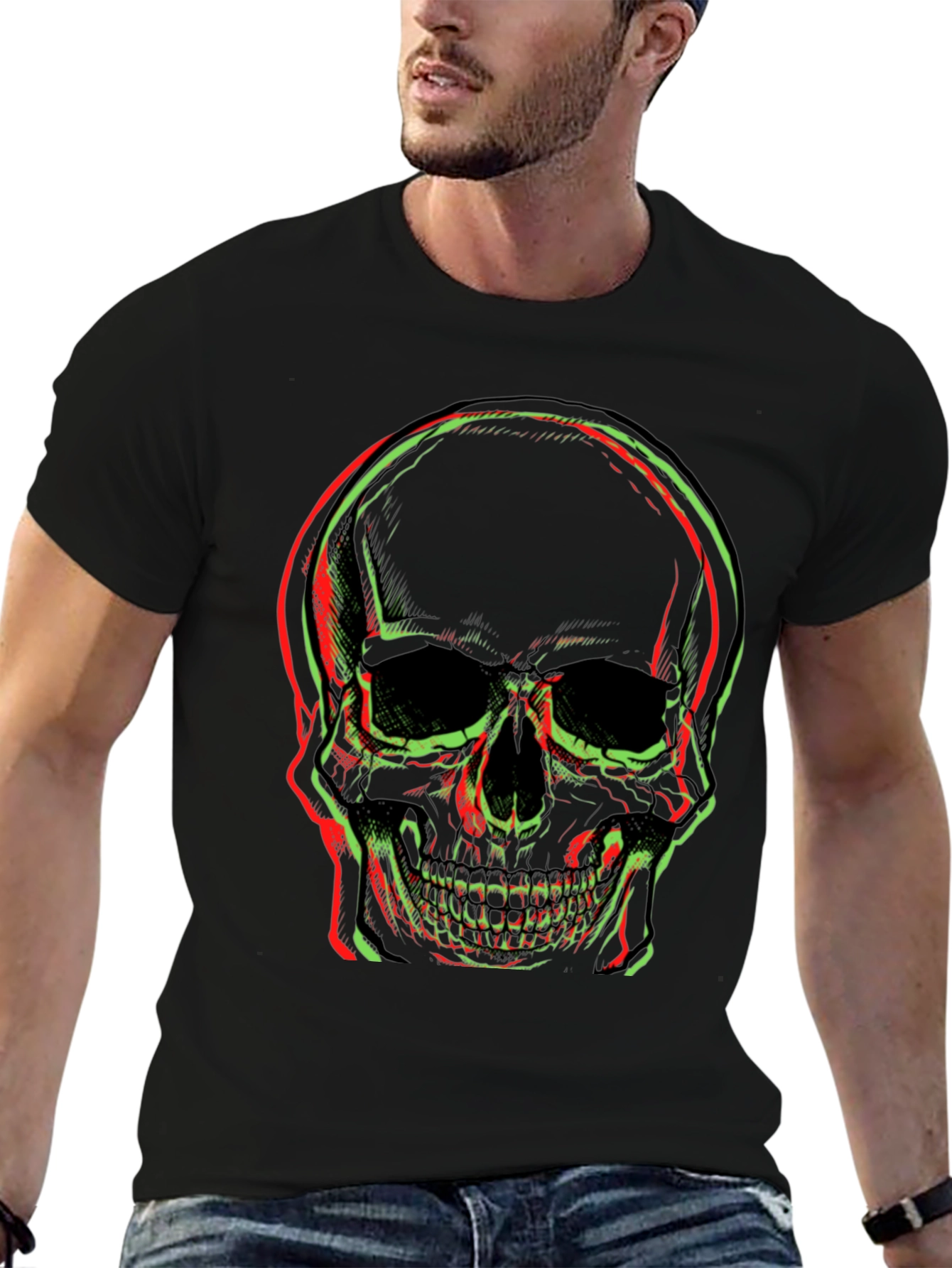 Skull Graphic T-Shirt - Bold & Edgy Design