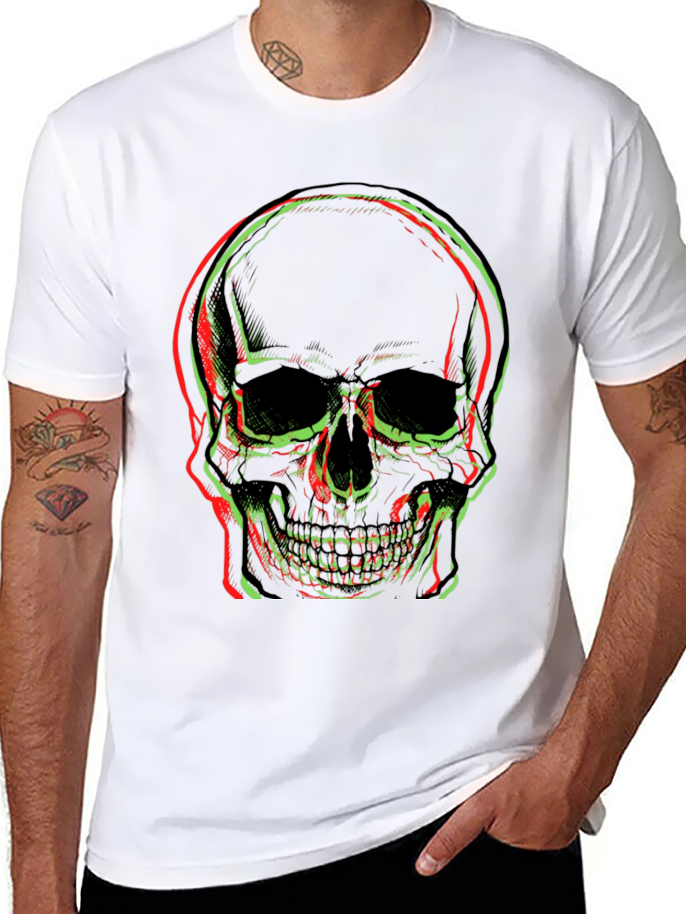 Skull Graphic T-Shirt - Bold & Edgy Design