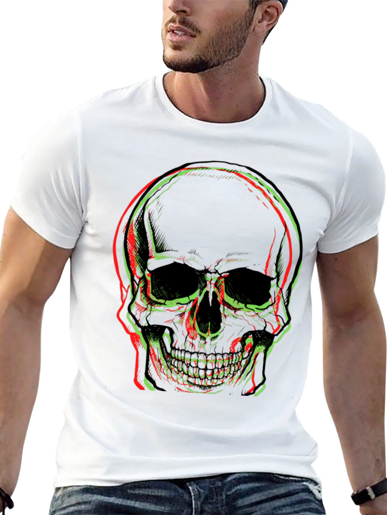 Skull Graphic T-Shirt - Bold & Edgy Design