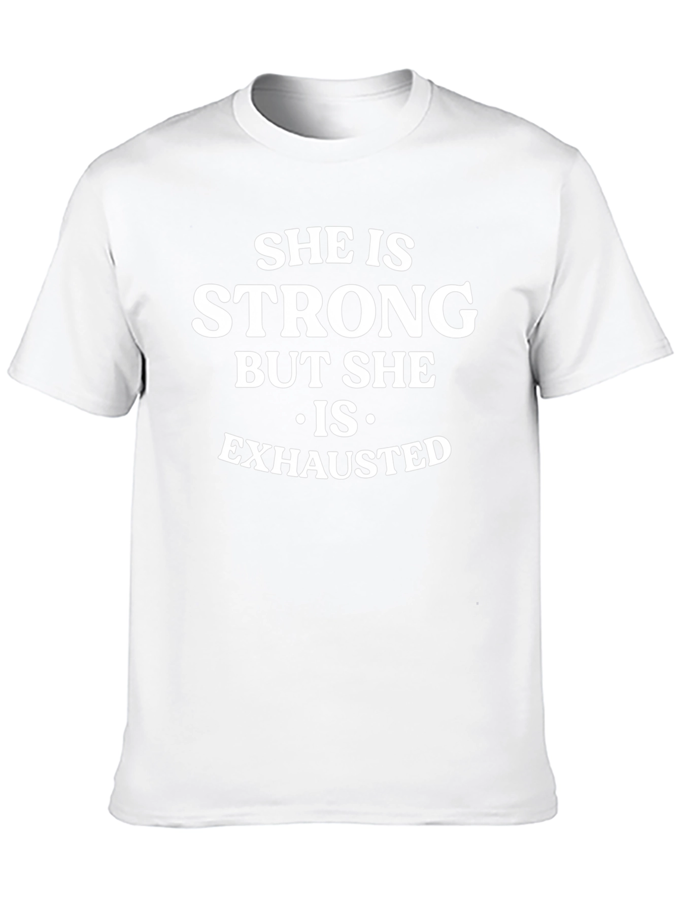Strong & Exhausted Graphic Tee - Black T-Shirt