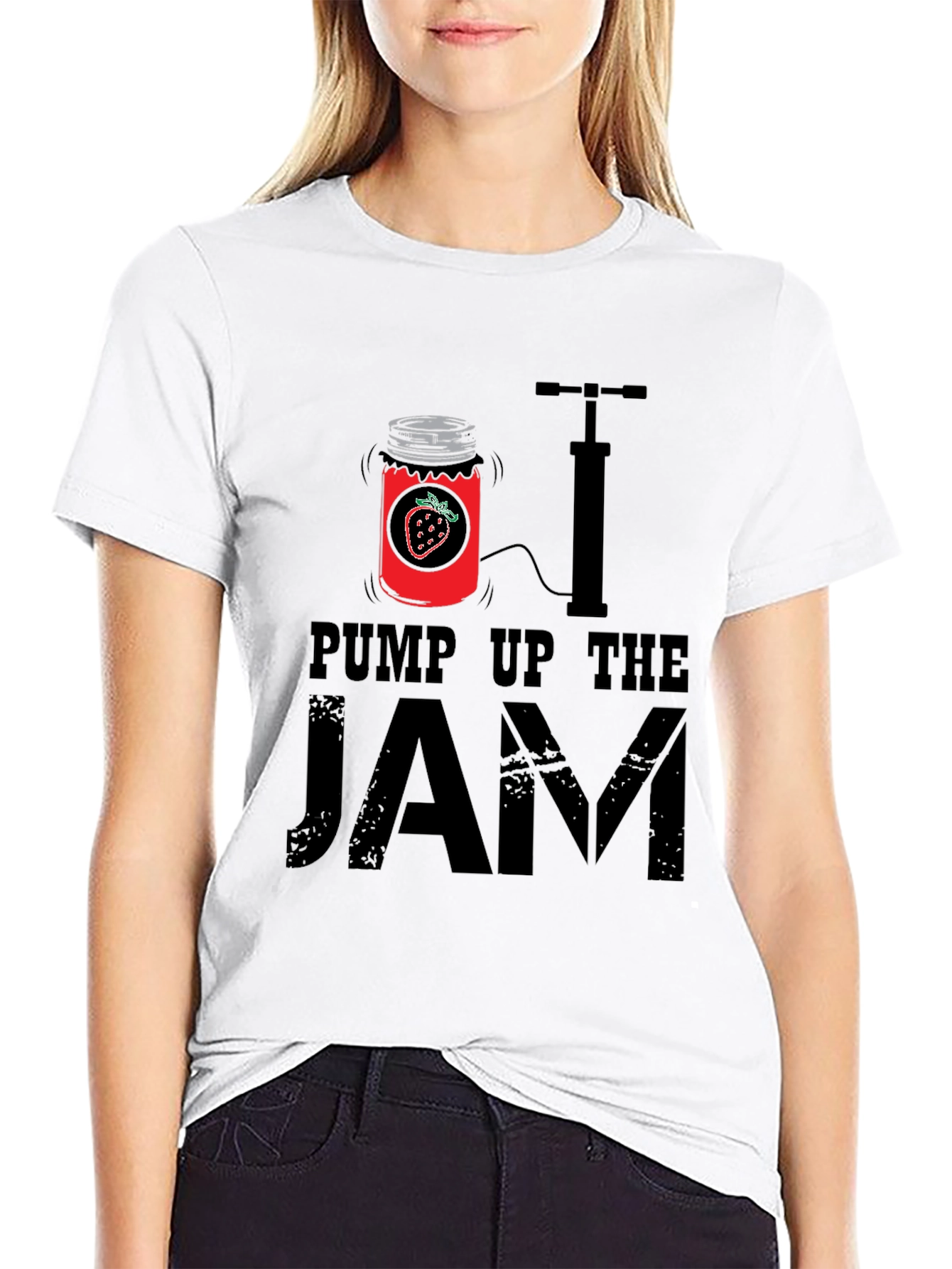 Pump Up The Jam T-Shirt - Novelty Graphic Tee