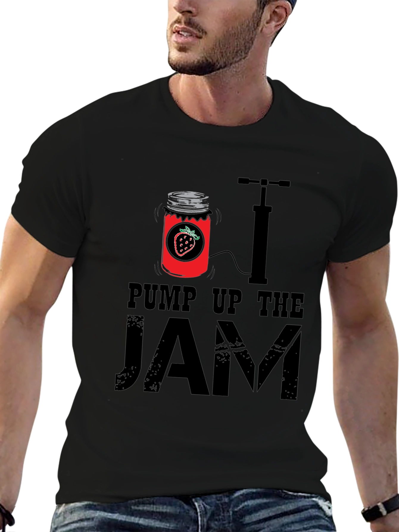 Pump Up The Jam T-Shirt - Novelty Graphic Tee