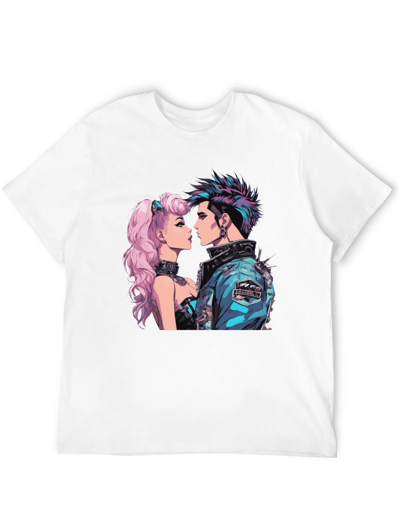 Cyberpunk Couple Graphic T-Shirt