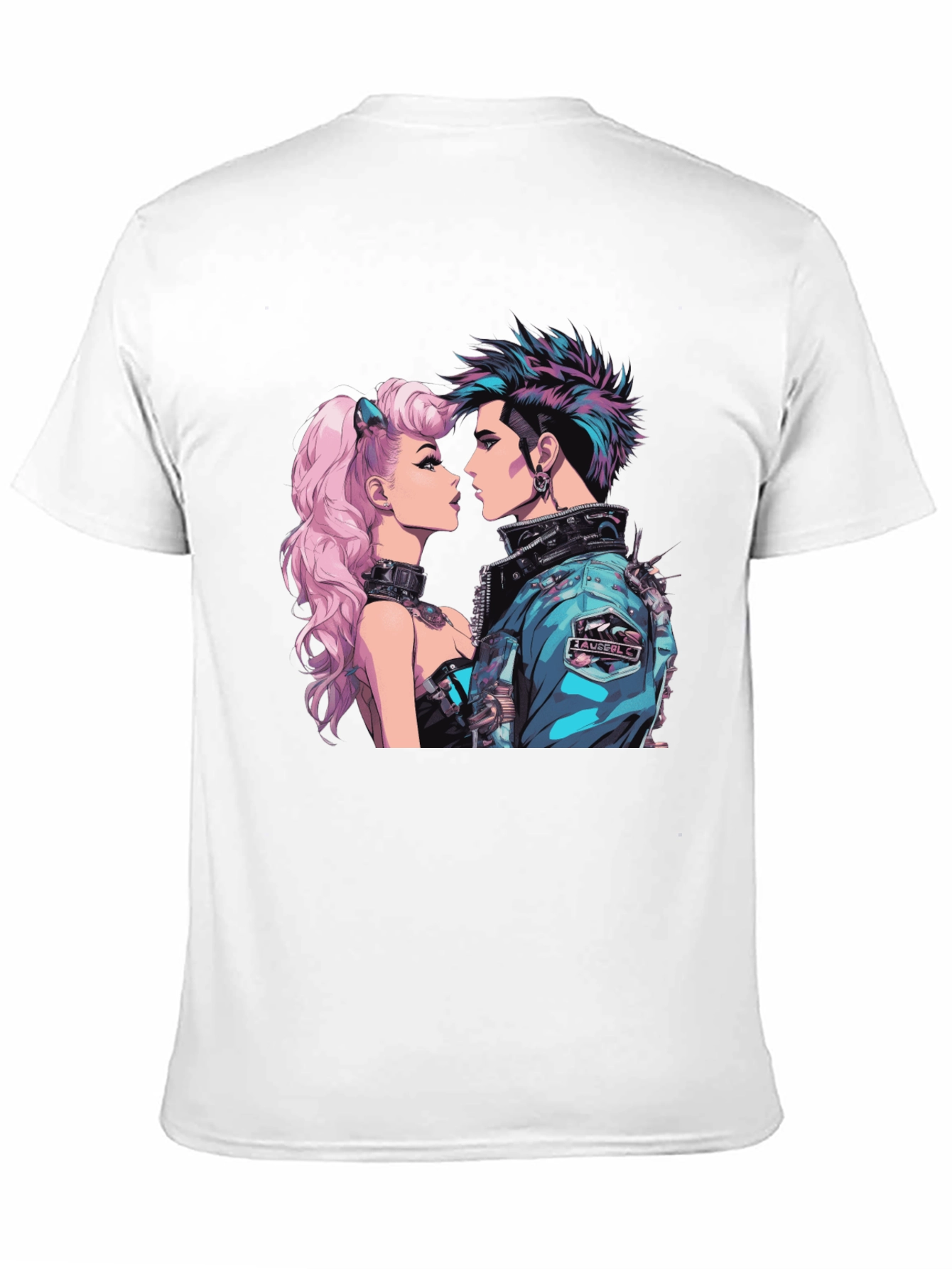 Cyberpunk Couple Graphic T-Shirt