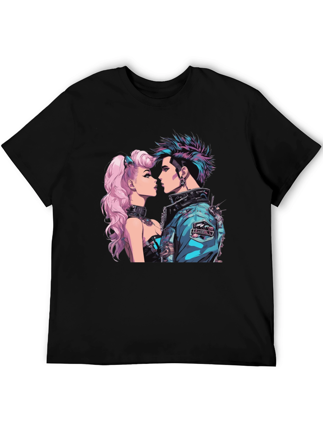 Cyberpunk Couple Graphic T-Shirt