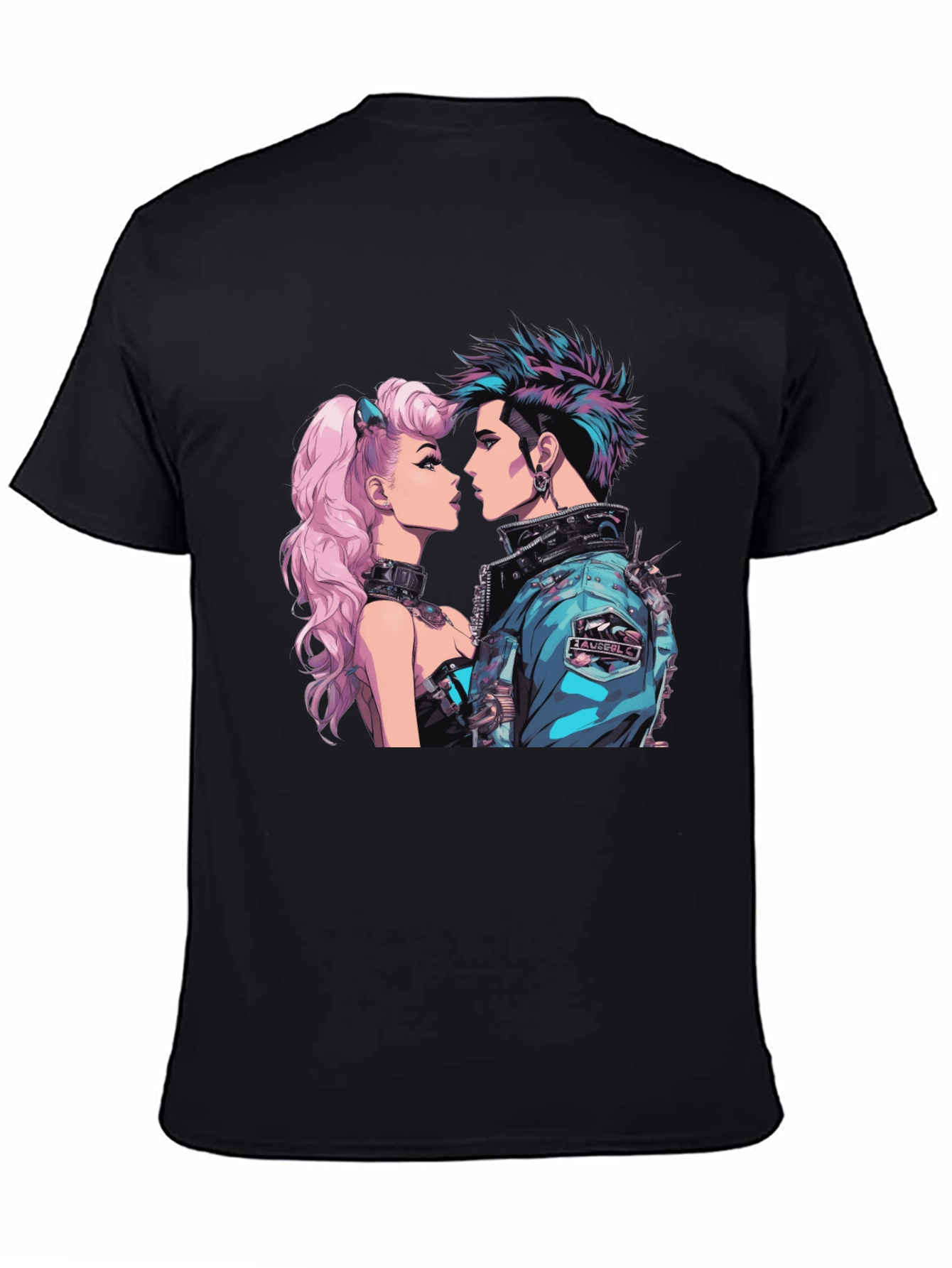 Cyberpunk Couple Graphic T-Shirt