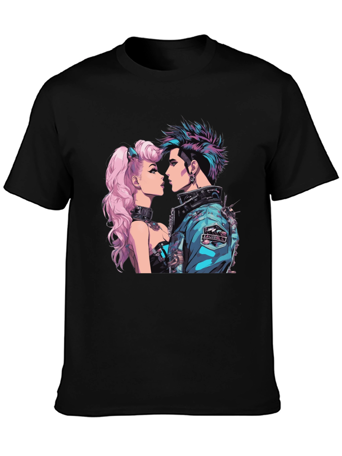 Cyberpunk Couple Graphic T-Shirt
