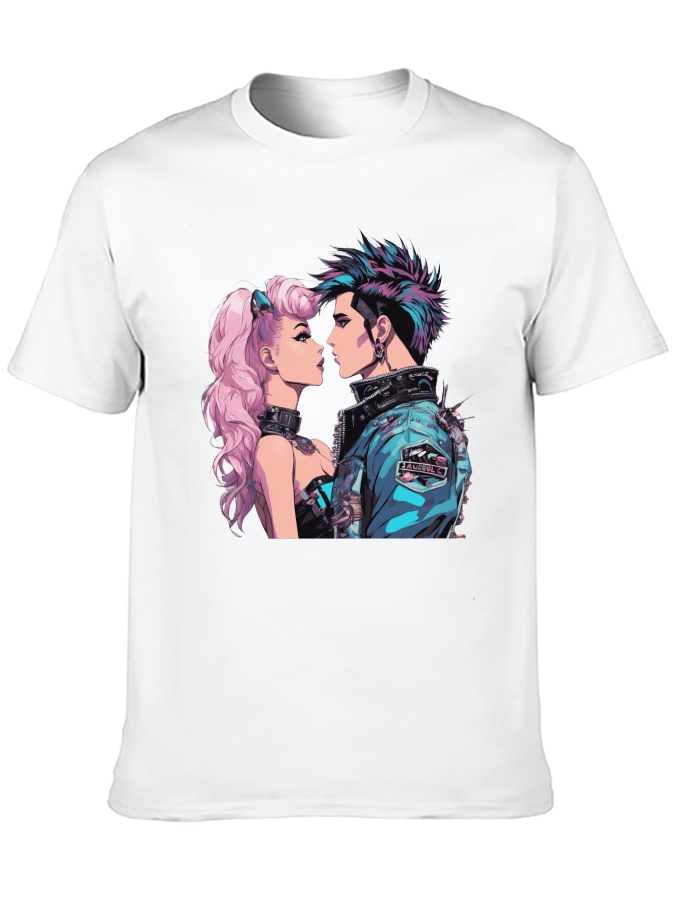Cyberpunk Couple Graphic T-Shirt