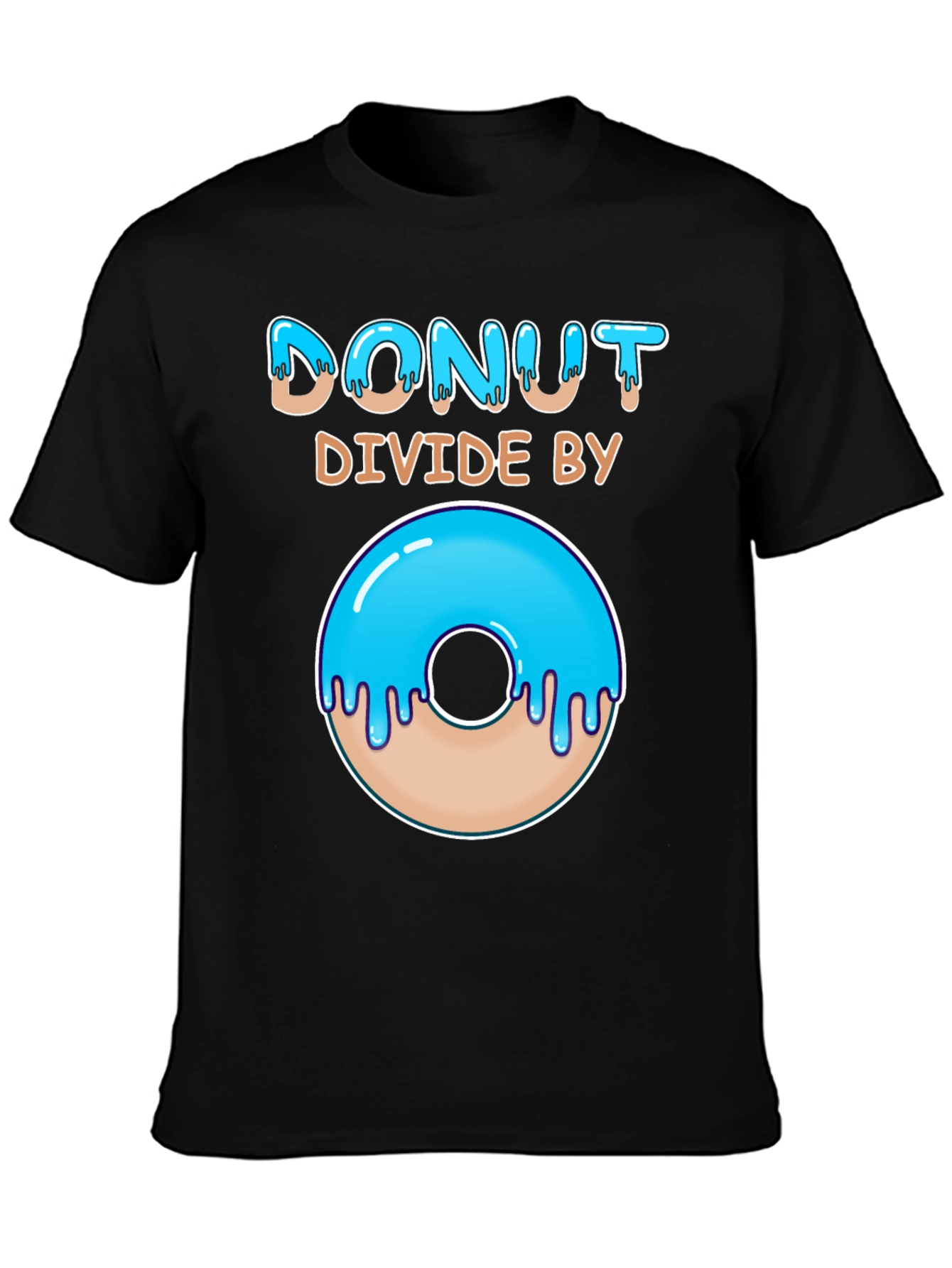 Donut Divide By 0 Funny Math T-Shirt