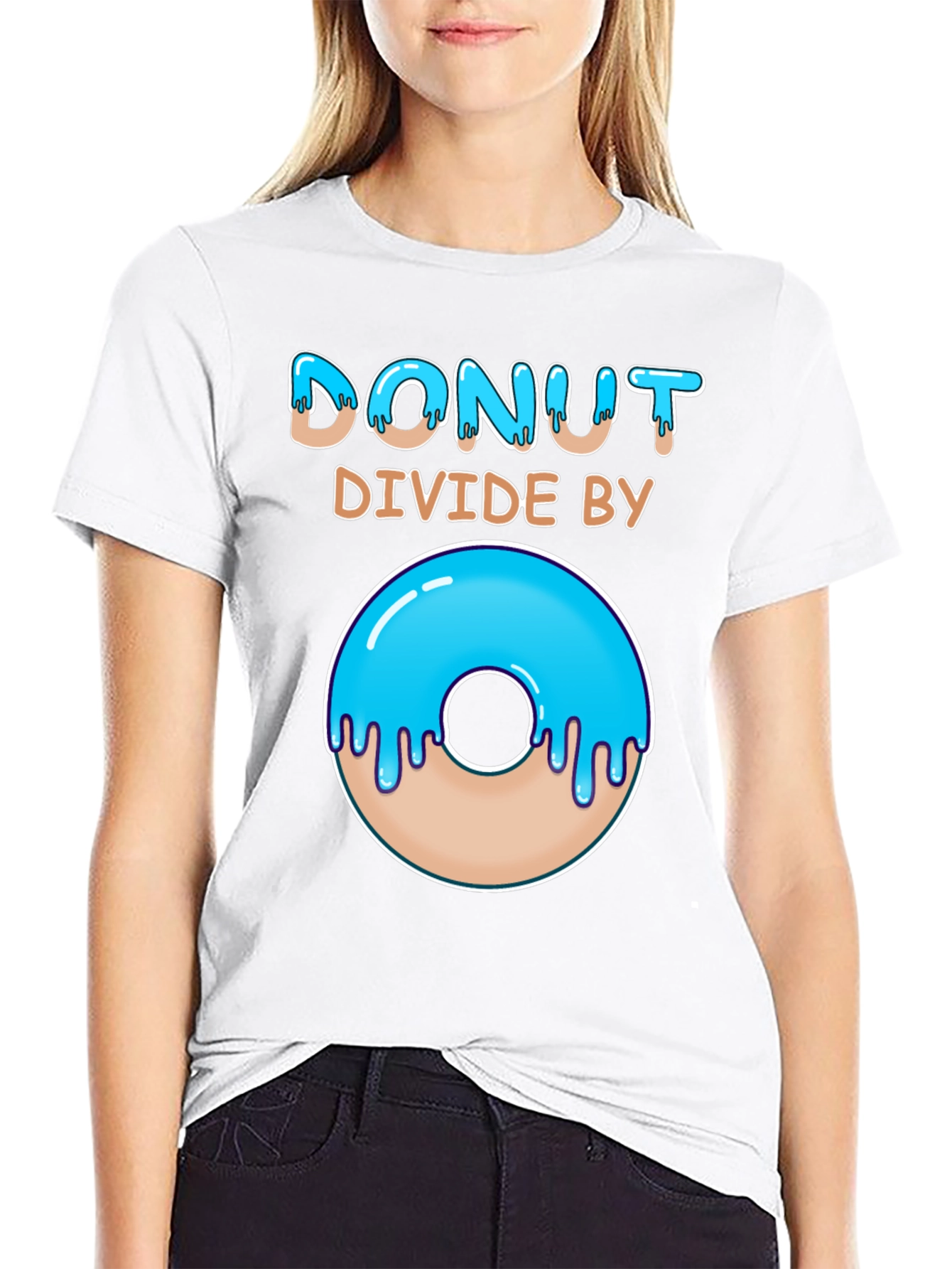 Donut Divide By 0 Funny Math T-Shirt